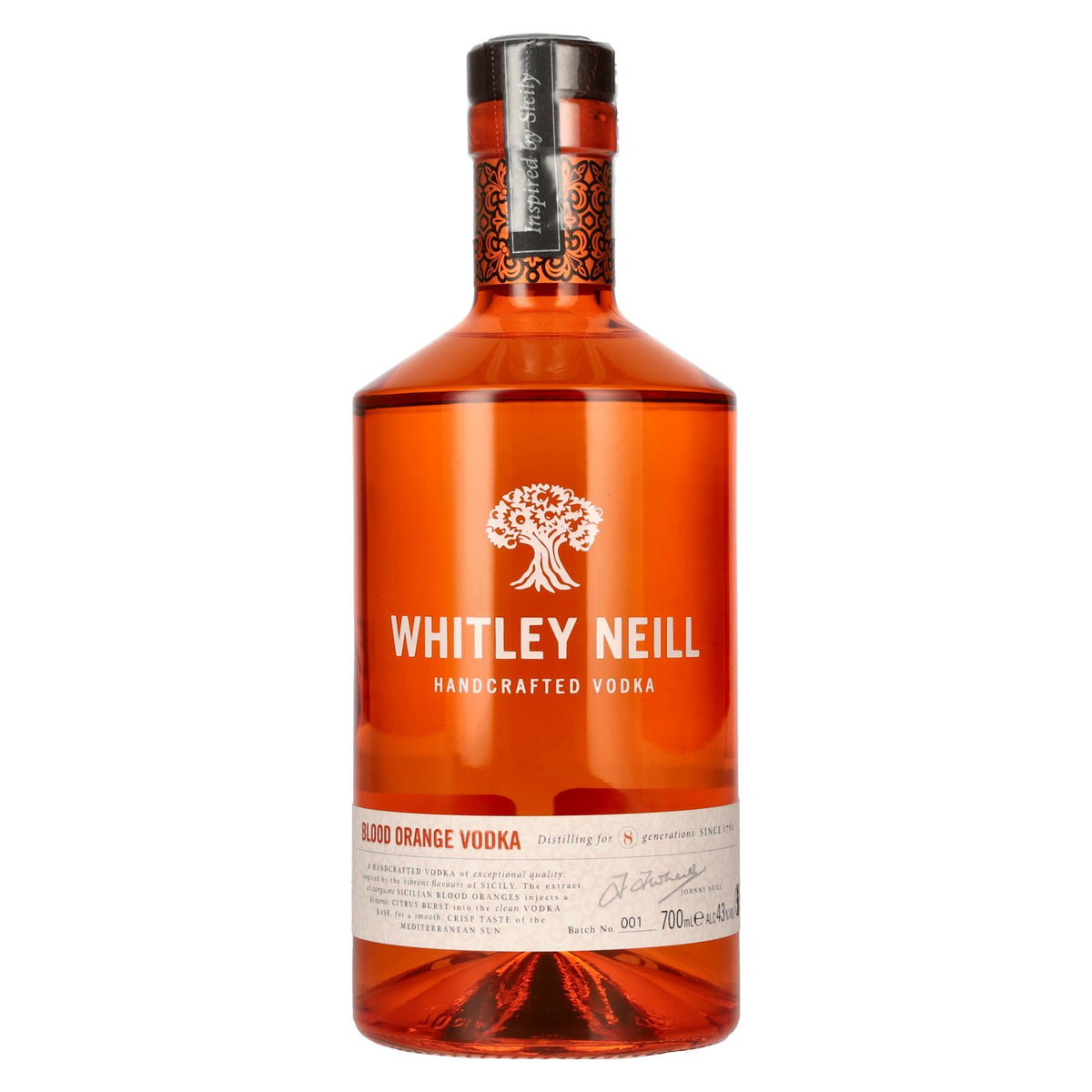 Whitley Neill BLOOD ORANGE VODKA 43% Vol. 0,7l