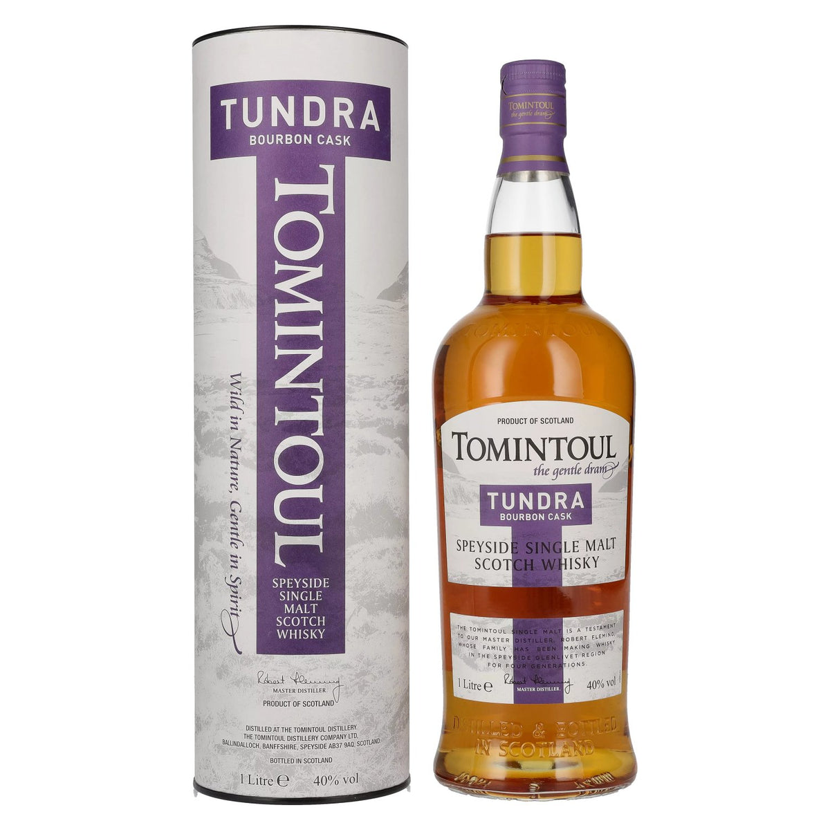 Tomintoul TUNDRA Bourbon Cask Speyside Single Malt Scotch Whisky 40% Vol. 1l in Geschenkbox