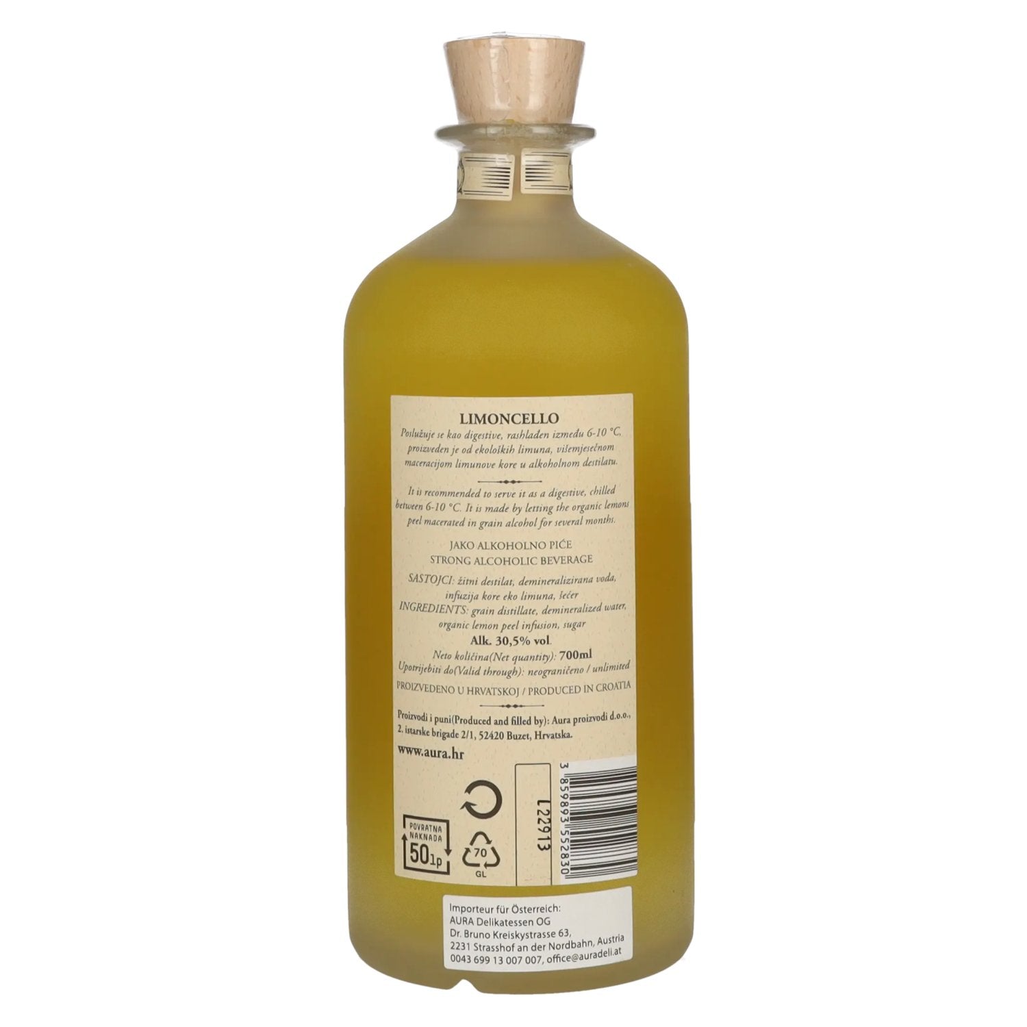 Aura LIMONCELLO 30.5% Vol. 0.7l