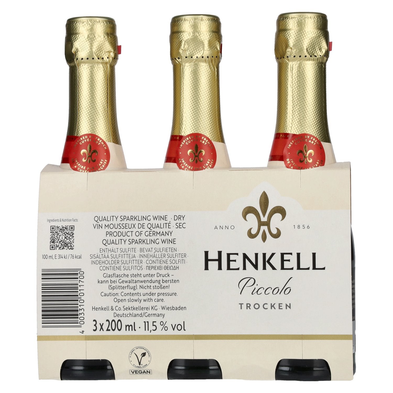 Henkell Trocken Piccolo 11,5% Vol. 3x0,2l