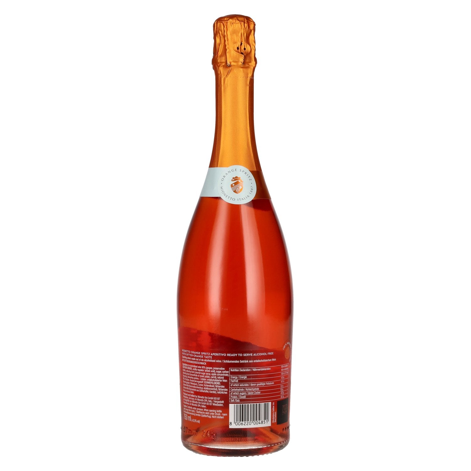 Mionetto Orange Spritz Aperitivo Alcohol Free Ready To Serve 0,75l