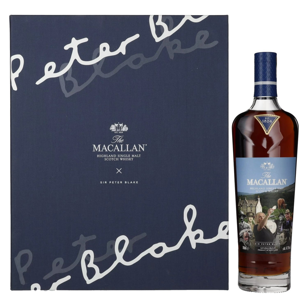 The Macallan SIR PETER BLAKE Highland Single Malt Scotch Whisky 47.7% Vol. 0.7l in gift box