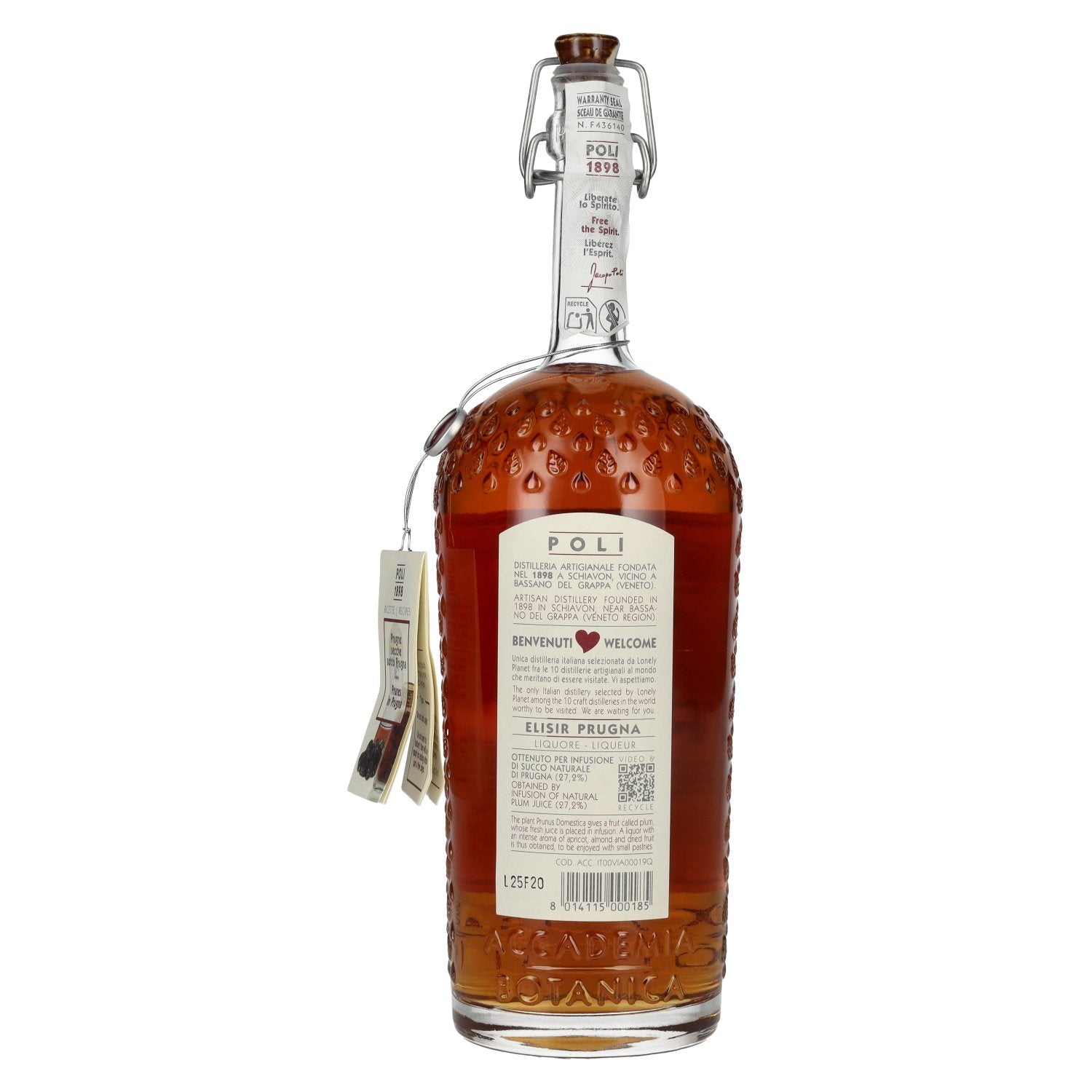 Poli Poli Elisir Prugna Liquore 40% Vol. 0,7l