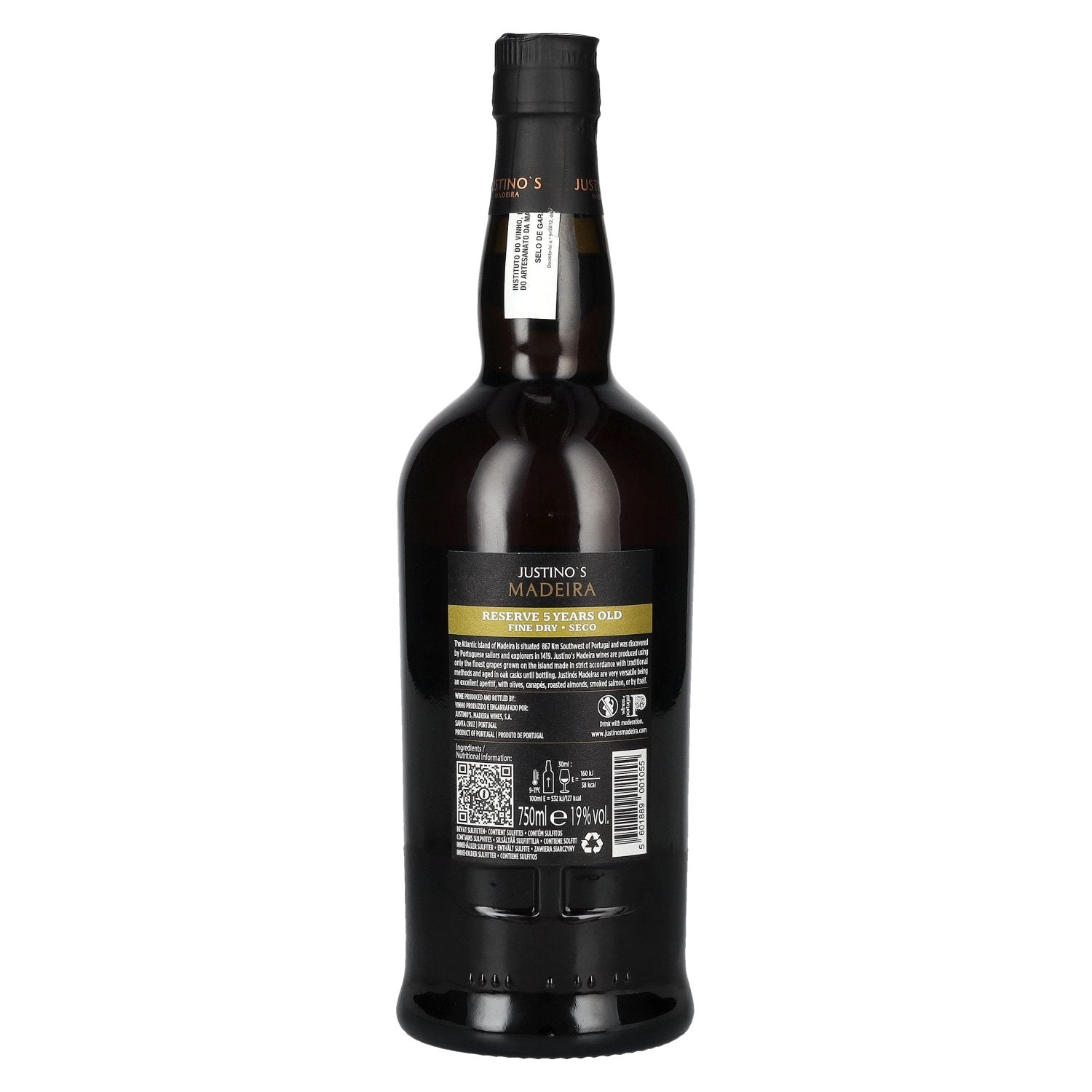Justino's Madeira 5 Years Old RESERVE Fine Dry 19% Vol. 0,75l
