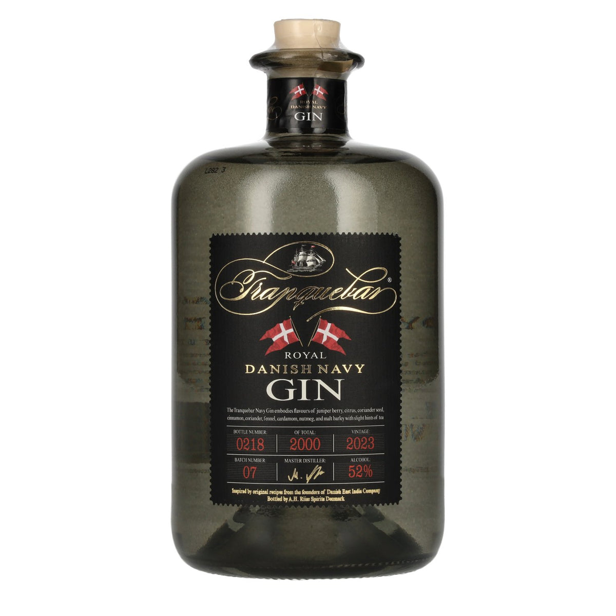 Tranquebar Royal Danish Navy Gin 52% vol. 0.7 l