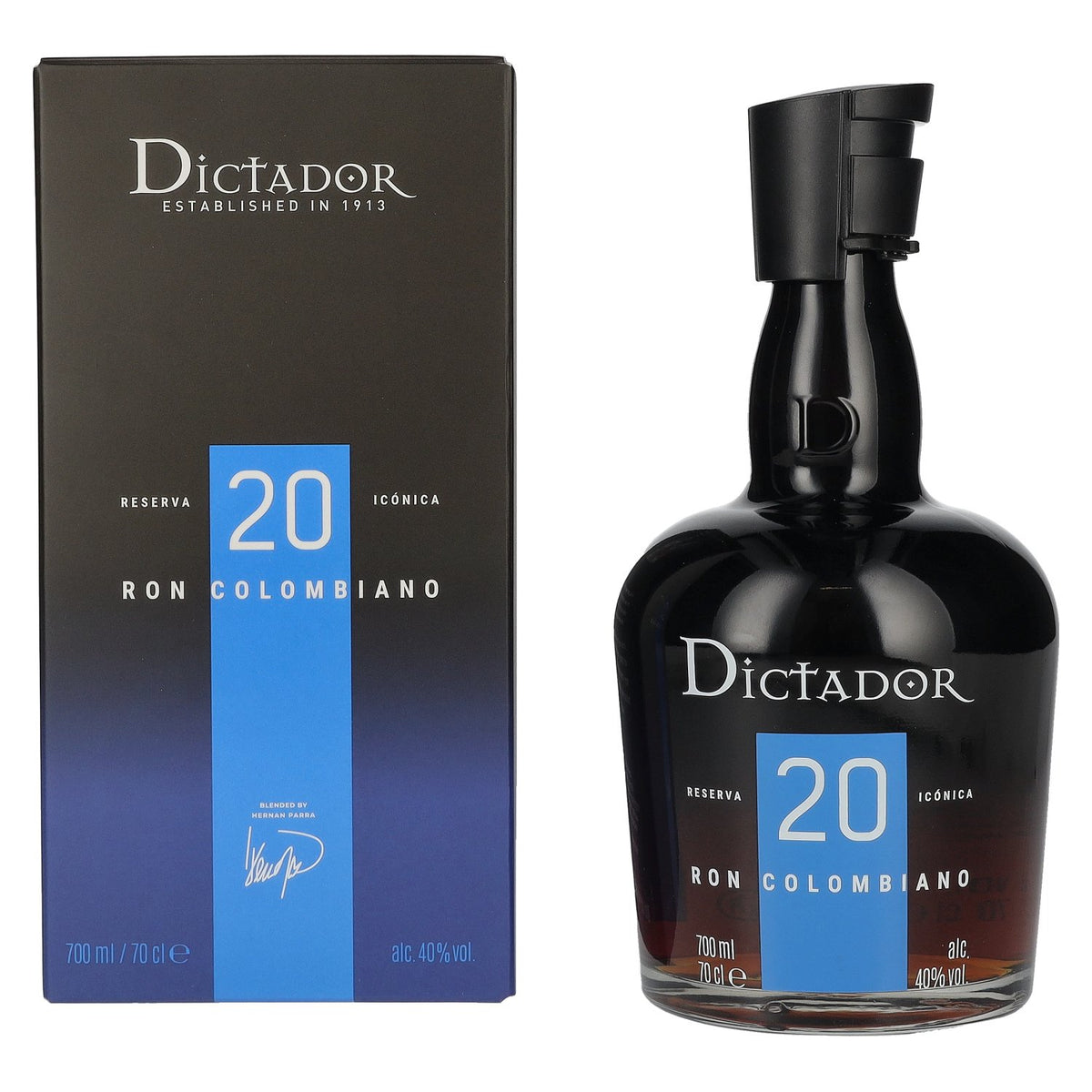 Dictador 20 Years Old Reserva Icónica Colombian Rum 40% Vol. 0.7l in gift box