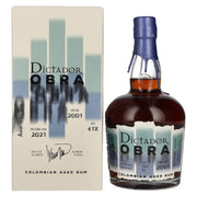 Dictador OBRA VINTAGE 22 Years Old AMERICAN OAK CASK Rum 2001 41% Vol. 0.7L in Gift Box