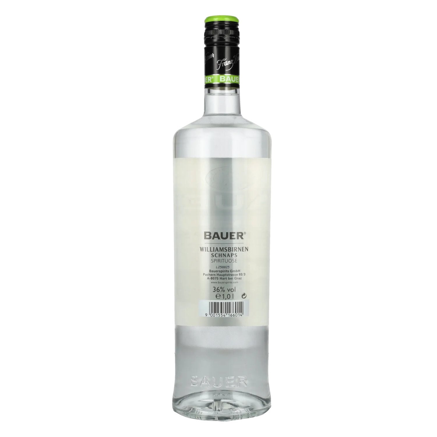 Bauer Williams Pear Schnapps 36% Vol. 1L