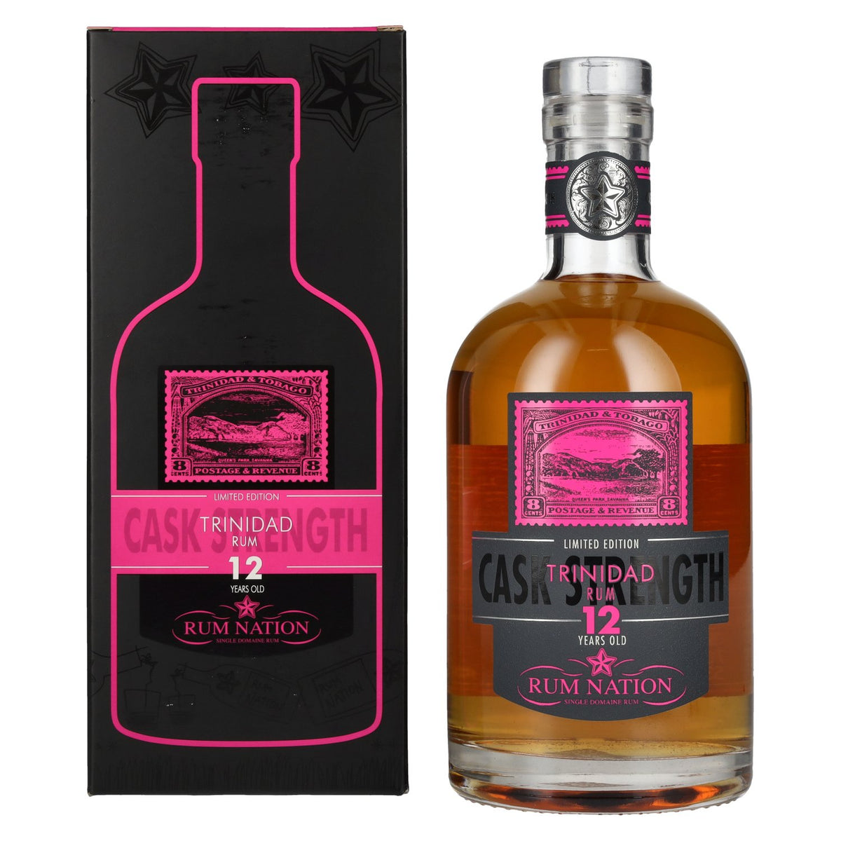 Rum Nation 12 Years Old Trinidad Rum Cask Strength Limited Edition 2024 53.4% Vol. 0.7l in Gift Box