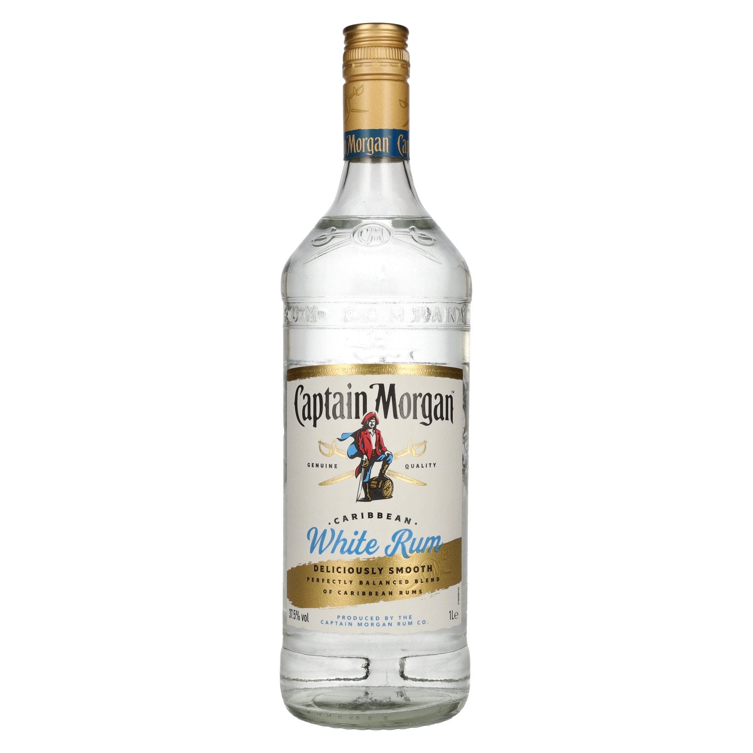 Captain Morgan White Rum 37.5% Vol. 1L
