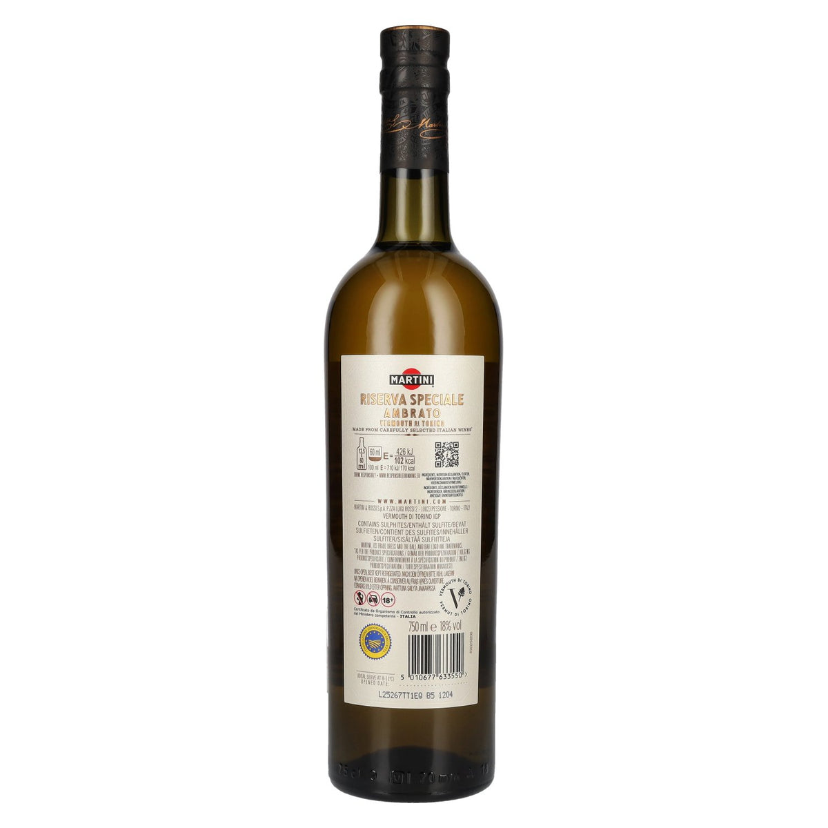 Martini Riserva Speciale AMBRATO Vermouth di Torino 18% ABV 0.75l