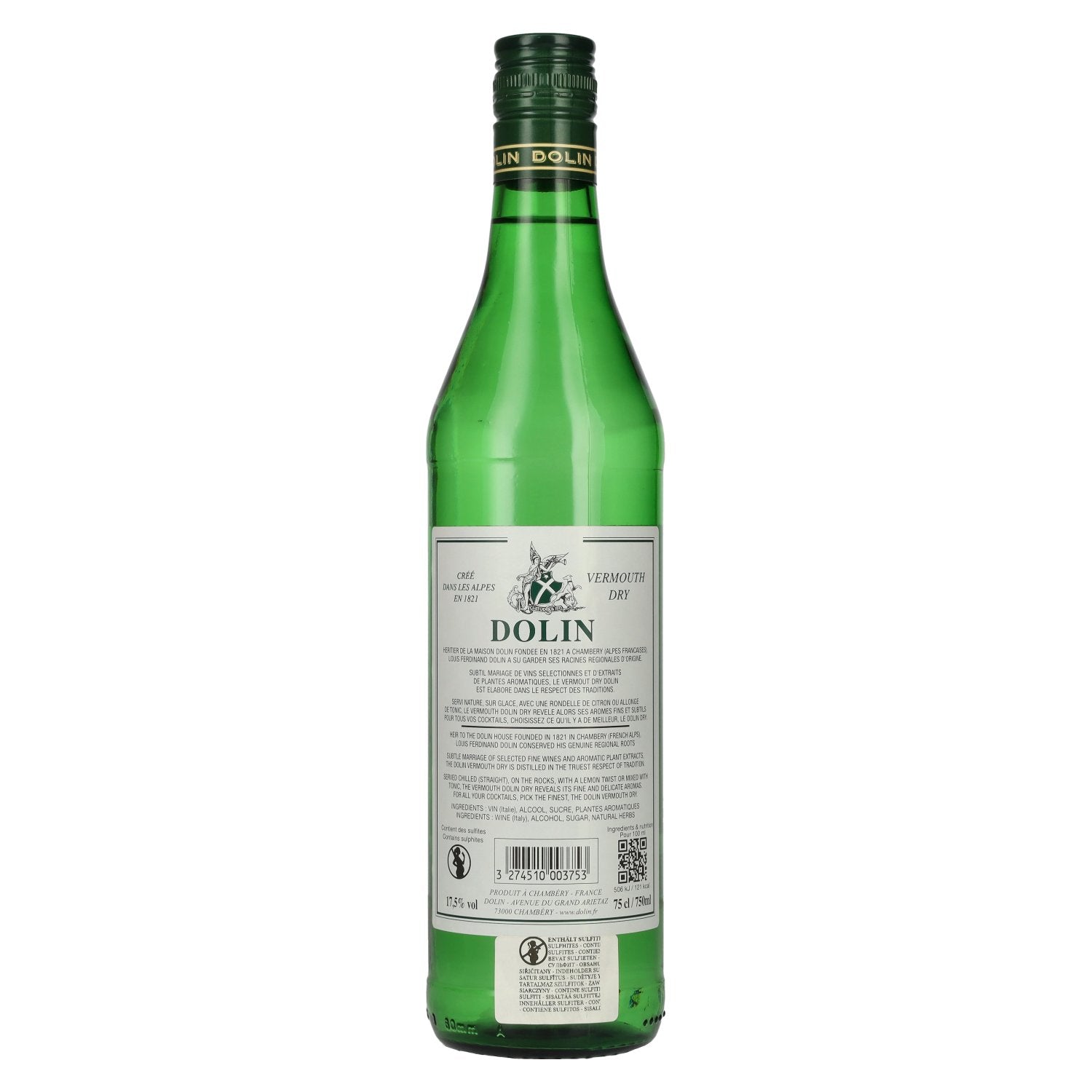 Dolin Vermouth de Chambéry DRY 17,5% Vol. 0,75l