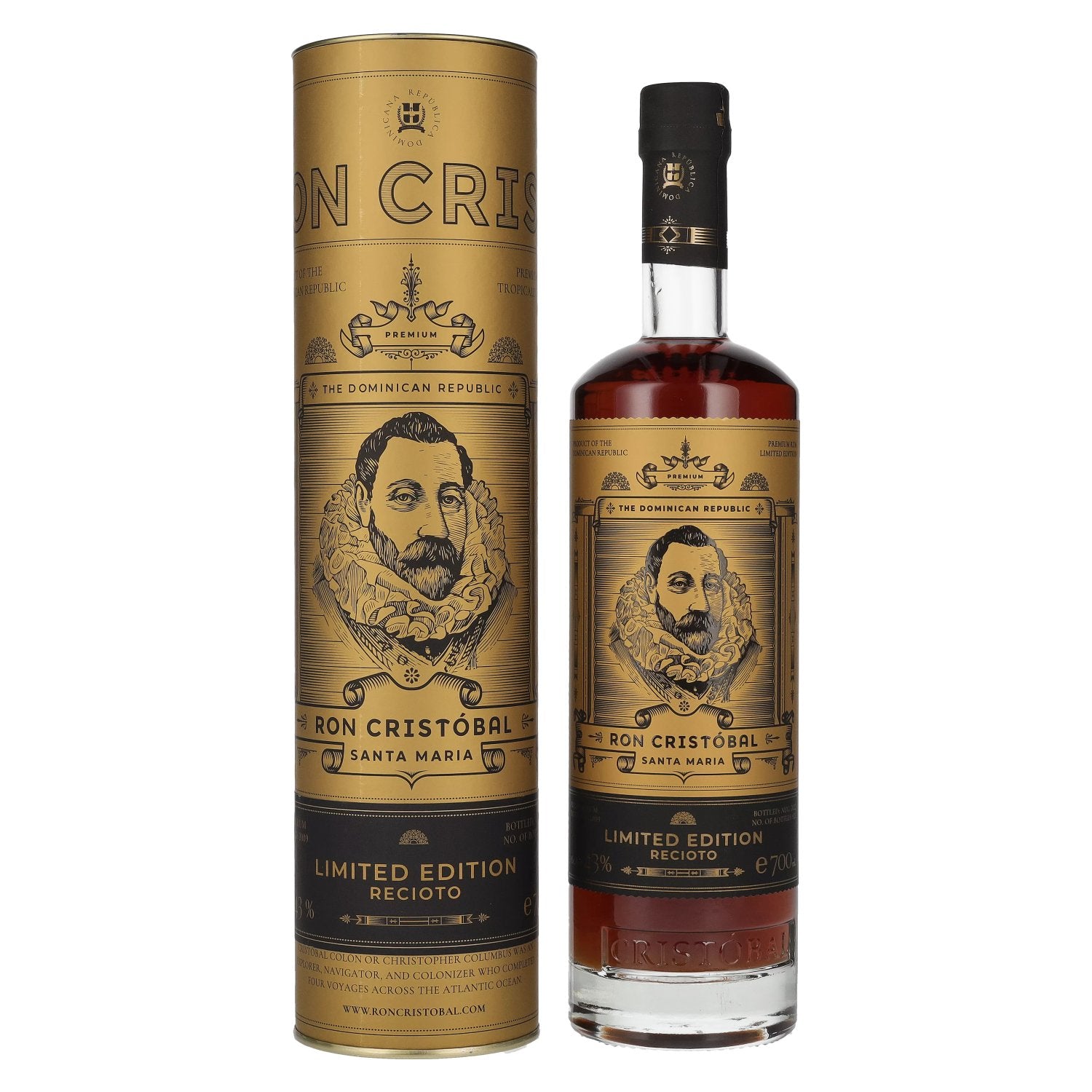 Ron Cristóbal Santa Maria Recioto Limited Edition 43% Vol. 0.7l in gift box