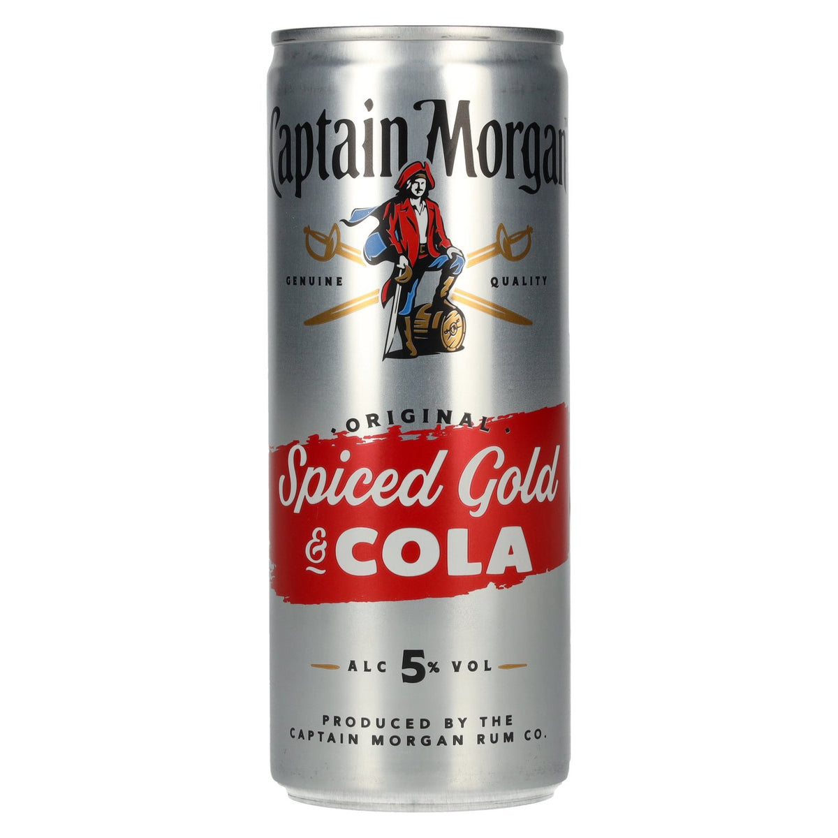 Captain Morgan Original Spiced Gold & Cola 5% Vol. 0,25l Dose Pfand