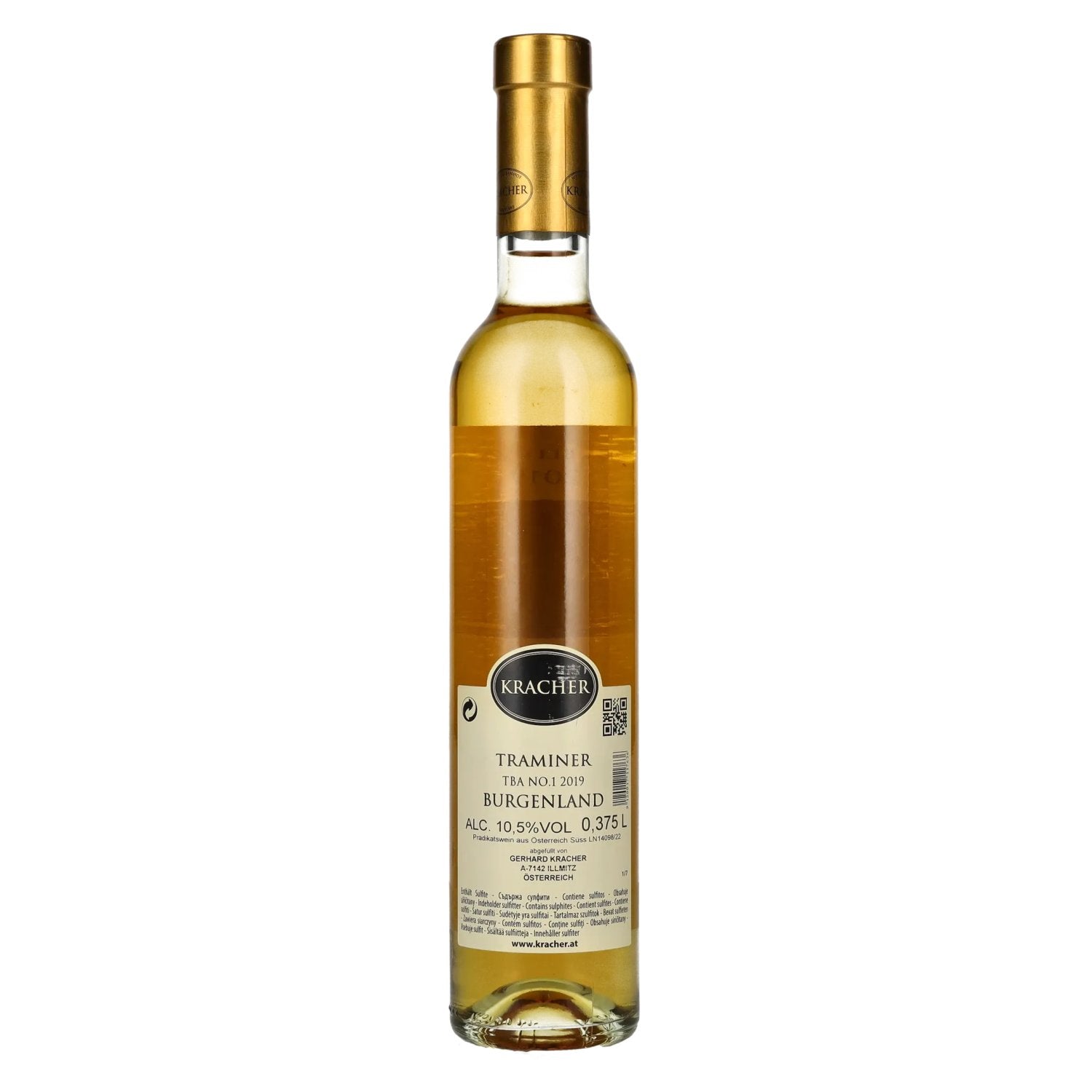 Kracher Trockenbeerenauslese Traminer Nouvelle Vague 2019 10,5% Vol. 0,375l