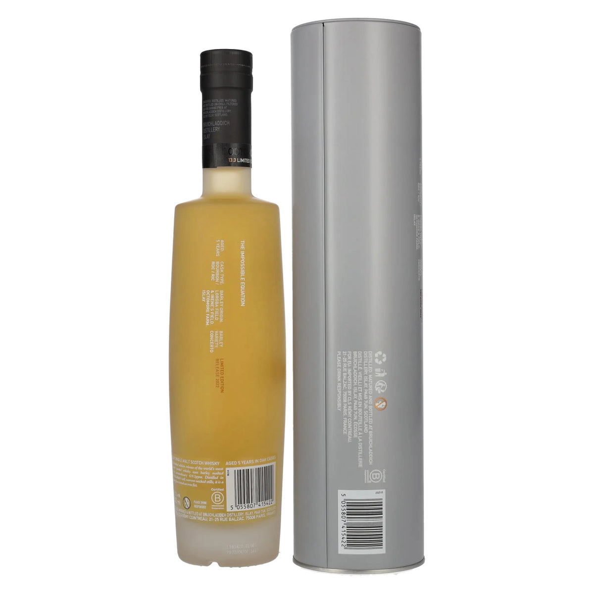 Octomore EDITION: 13.3 Super Heavily Peated Islay Barley 2022 61.1% Vol. 0.7l in Tinbox
