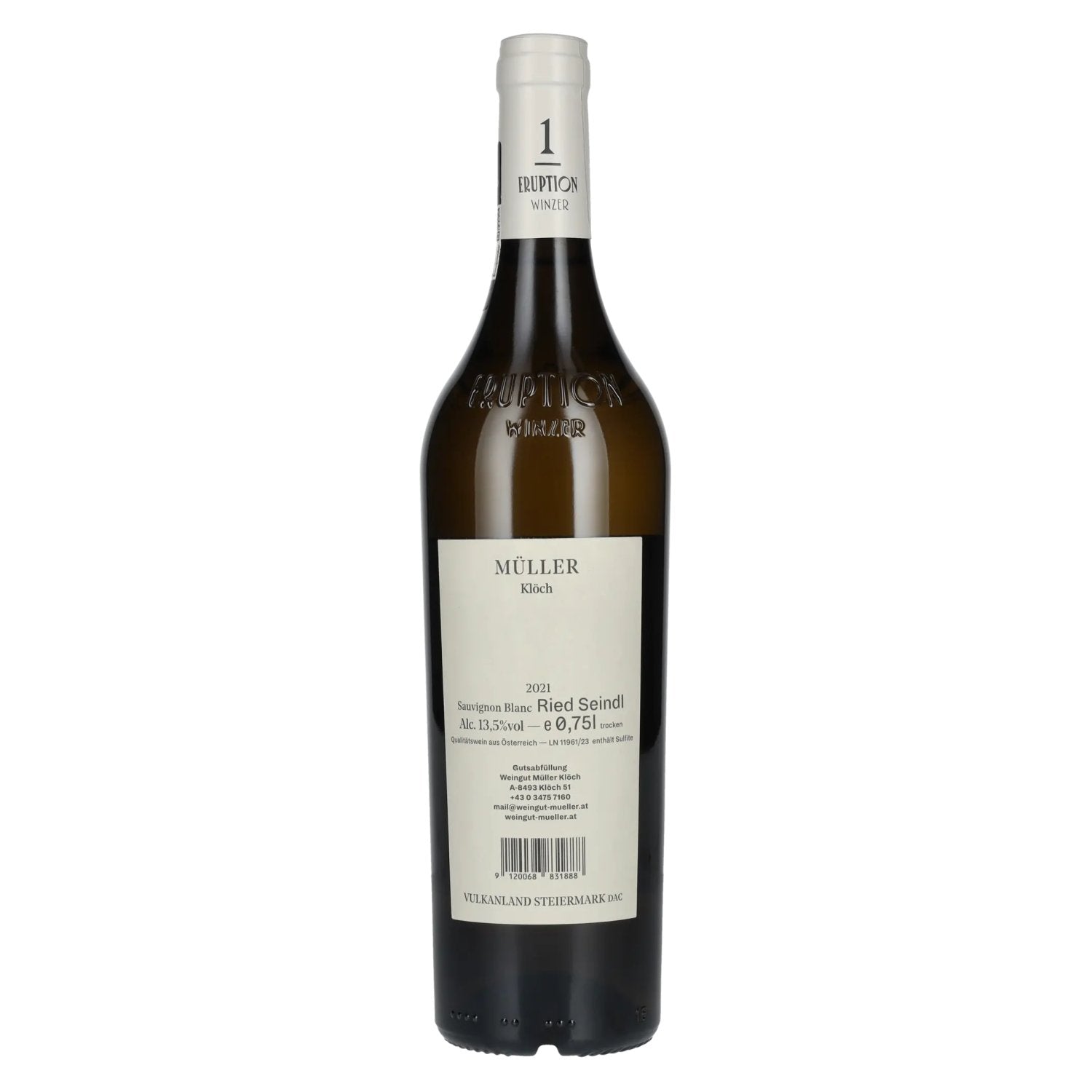 Müller Klöch Sauvignon Blanc Ried Seindl Vulkanland Steiermark DAC 2021 13,5% Vol. 0,75l