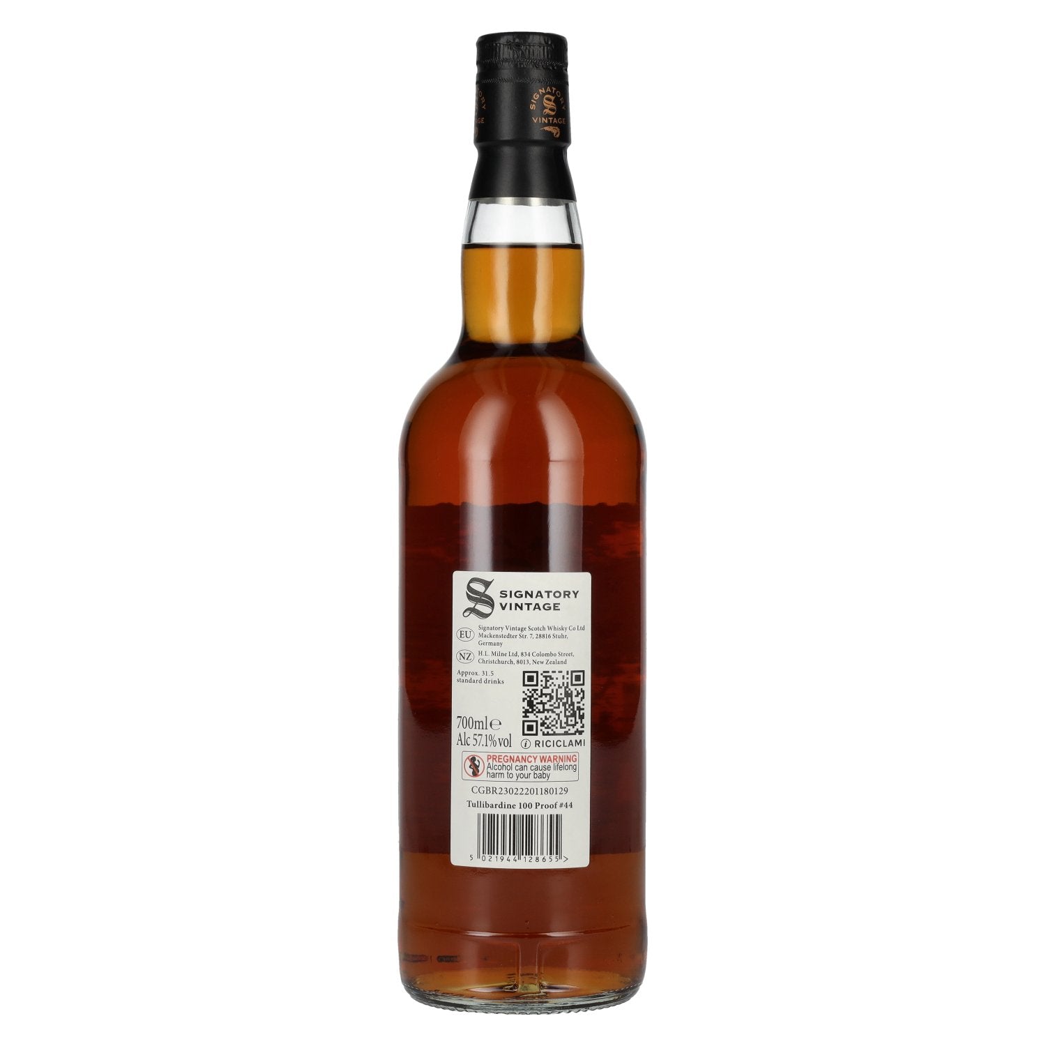 Signatory Vintage 100 Proof Edition TULLIBARDINE 9 Years Old Single Malt #44 2015 57,1% Vol. 0,7l