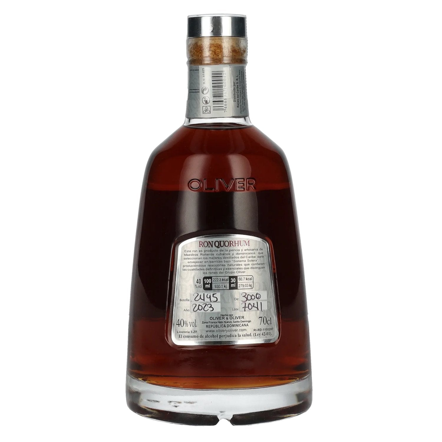Ron Quorhum 30 Aniversario Old Vintage Rum 40% Vol. 0,7l in Geschenkbox