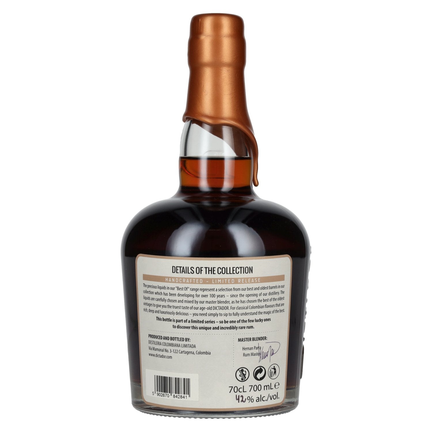 Dictador BEST OF 1979 APASIONADO Colombian Rum Limited Release 42% Vol. 0.7l
