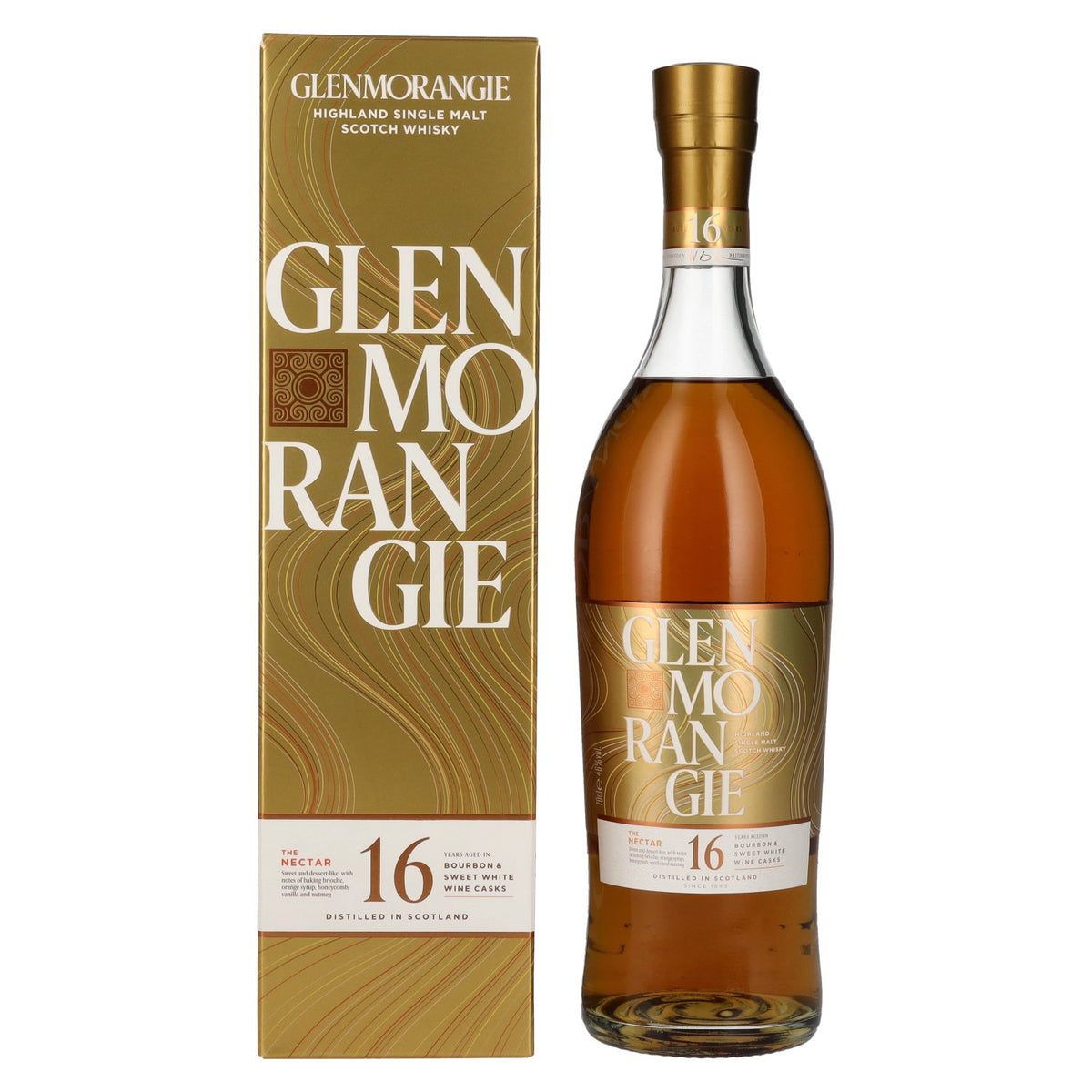 Glenmorangie 16 Years Old THE NECTAR Highland Single Malt 46% Vol. 0.7l in Gift Box
