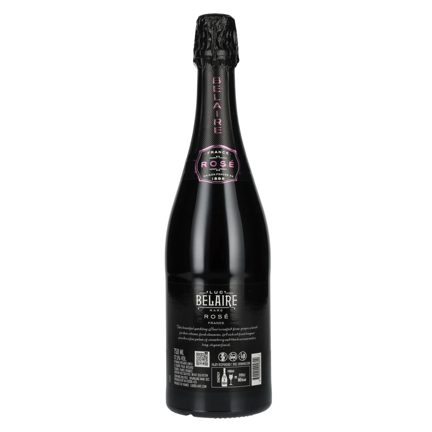 Luc Belaire Rare Rosé Fantôme Edition 12,5% Vol. 0,75l mit LED-Sticker