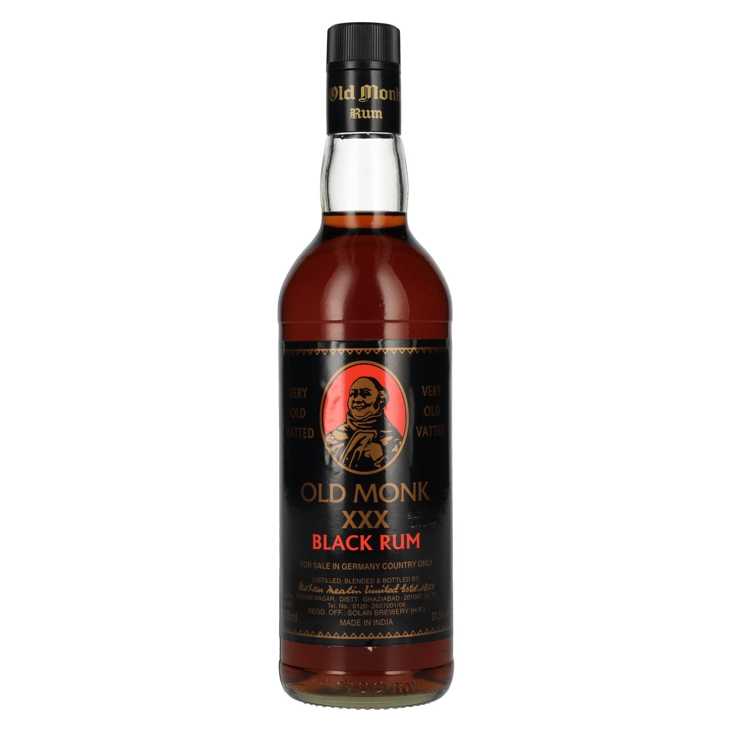 Old Monk XXX Black Rum 37.5% Vol. 0.7l