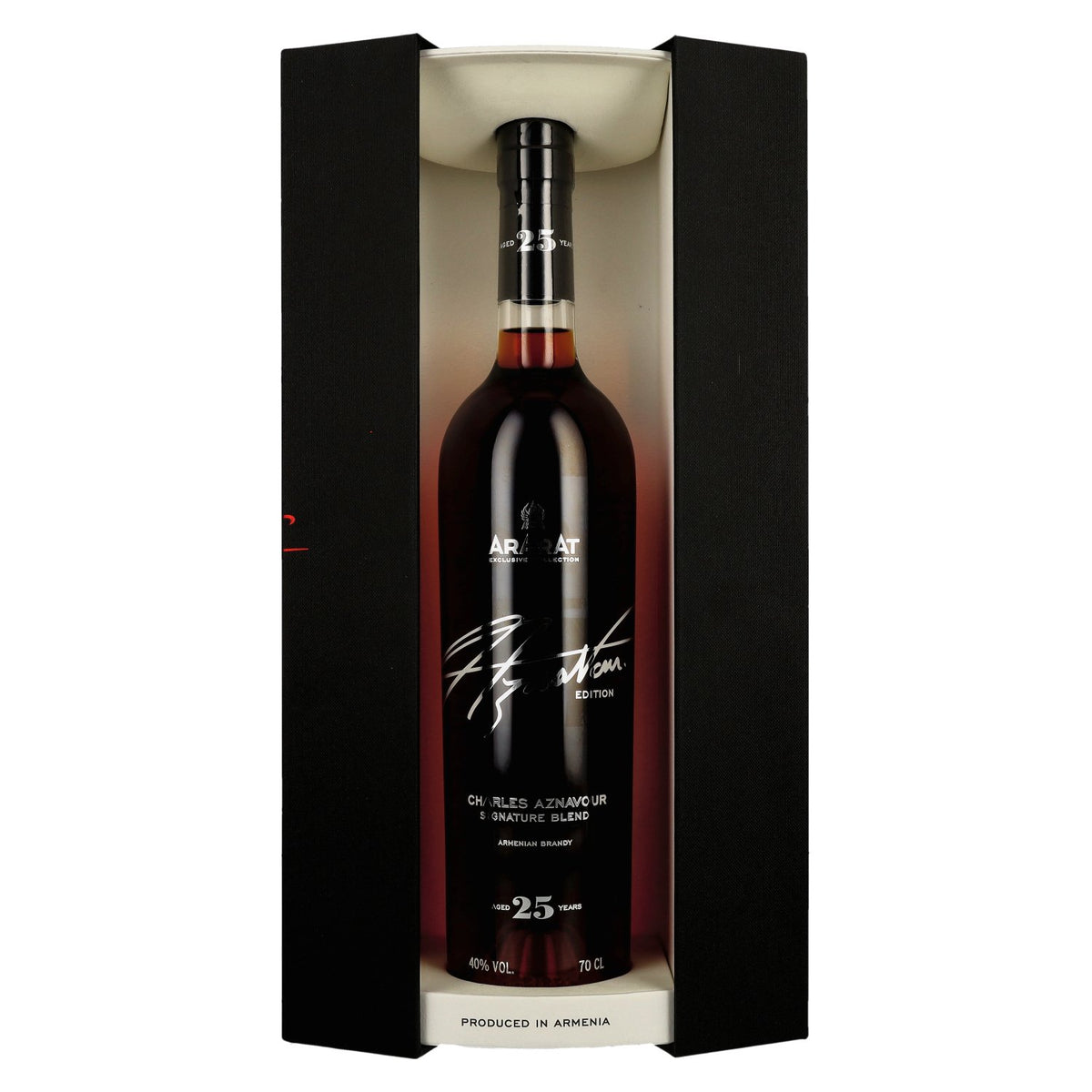 Ararat 25 Years Charles Aznavour Signature Blend 40% vol. 0.7l in a gift box