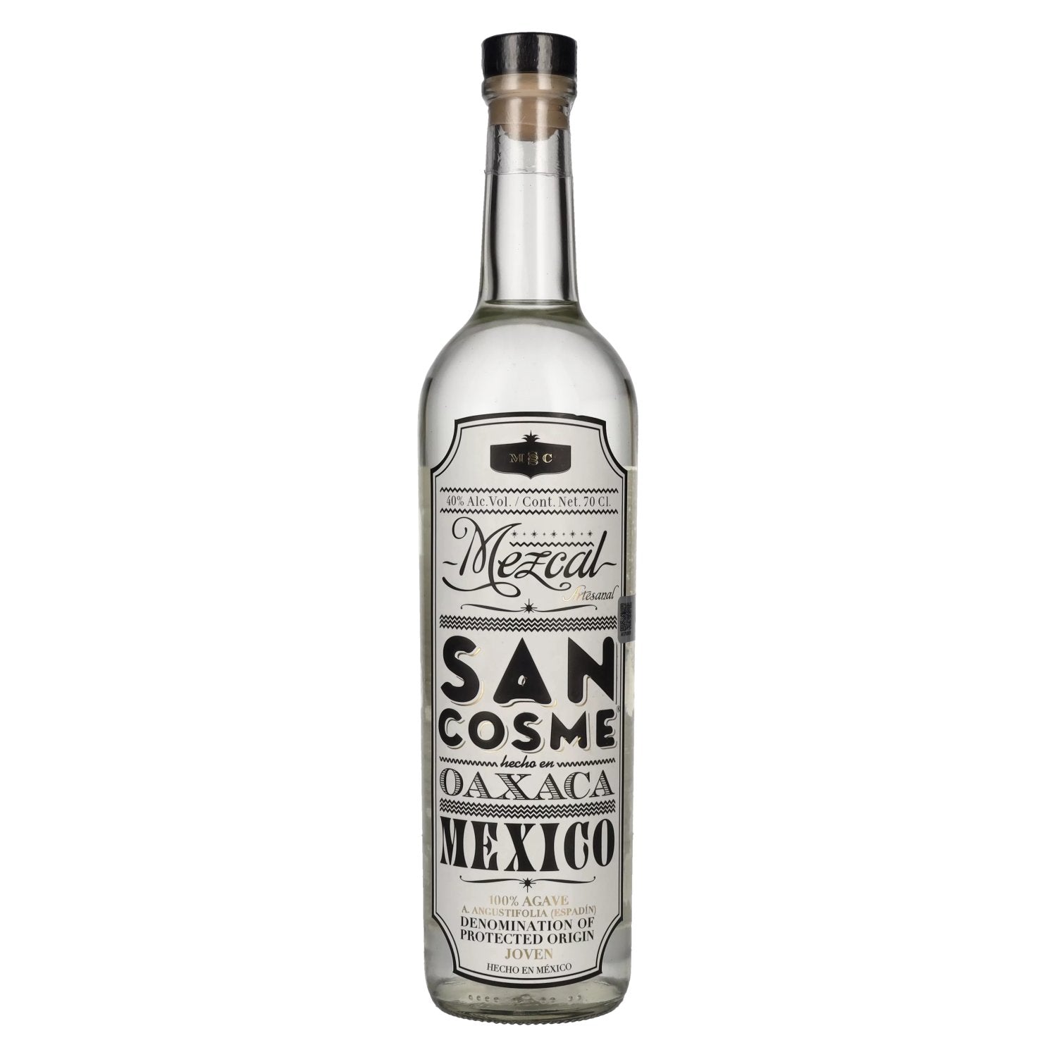 San Cosme Oaxaca Mexico Mezcal Joven 100% Agave 40% Vol. 0.7l