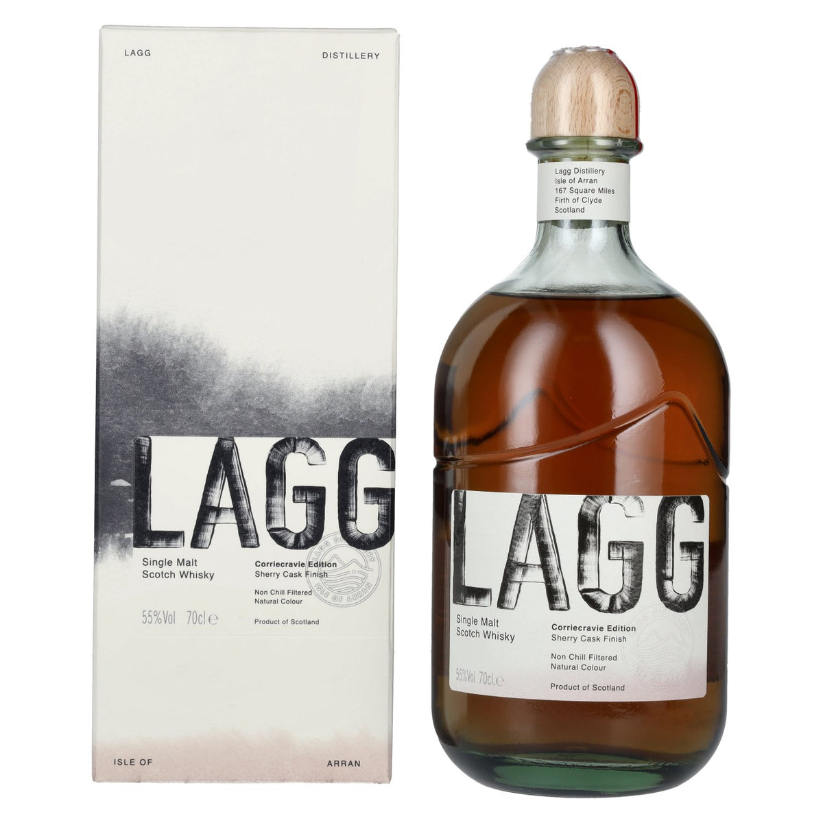LAGG Single Malt Scotch Whisky Corriecravie Edition 55% Vol. 0.7L in Gift Box
