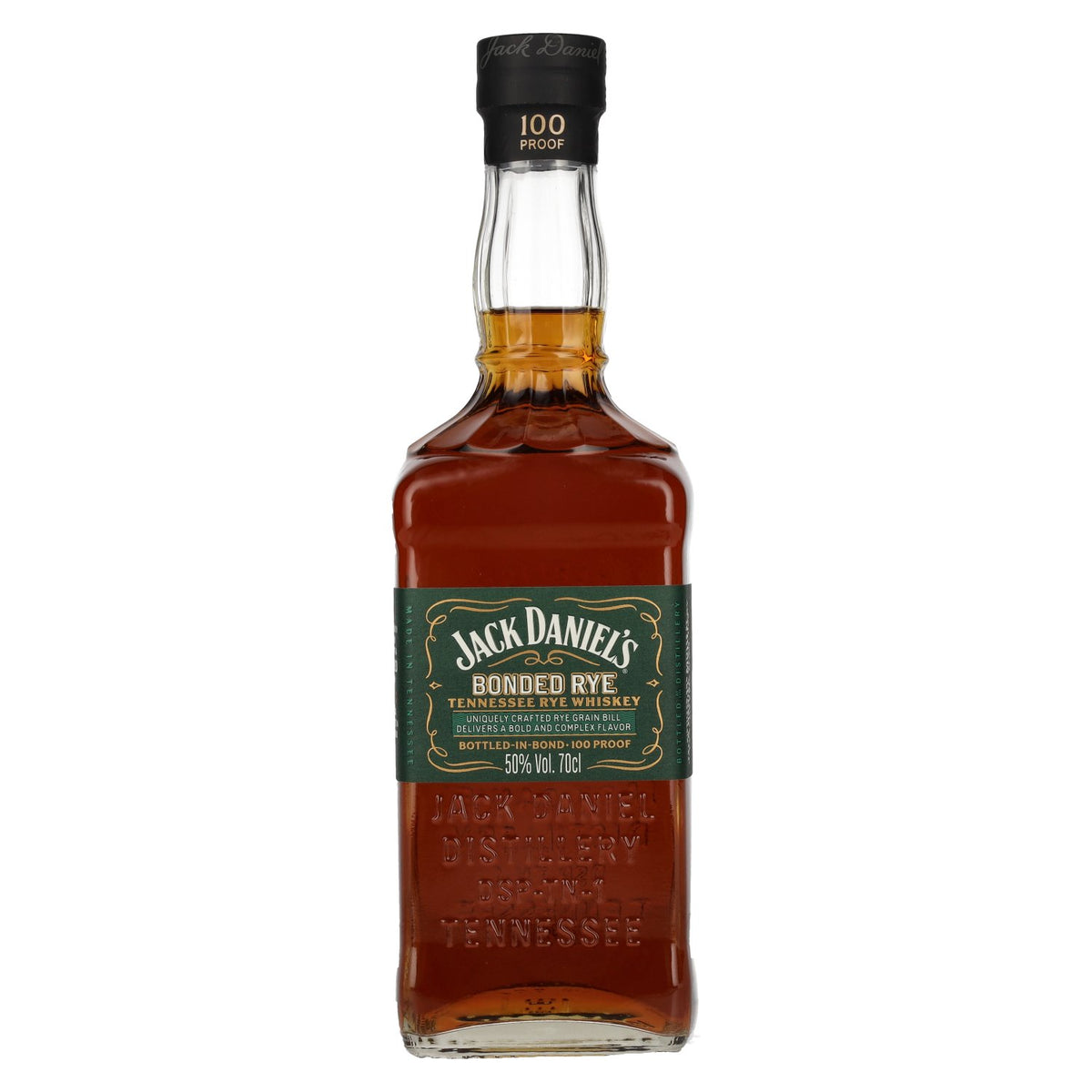 Jack Daniel's BONDED RYE Tennessee Rye Whiskey BOTTLED-IN-BOND 50% Vol. 0.7l