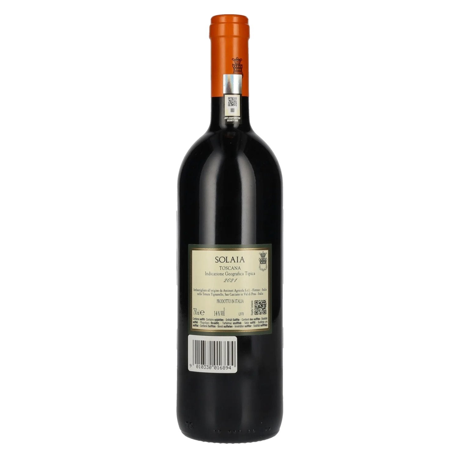 Marchesi Antinori Solaia Firenze IGT 2021 14% Vol. 0.75l