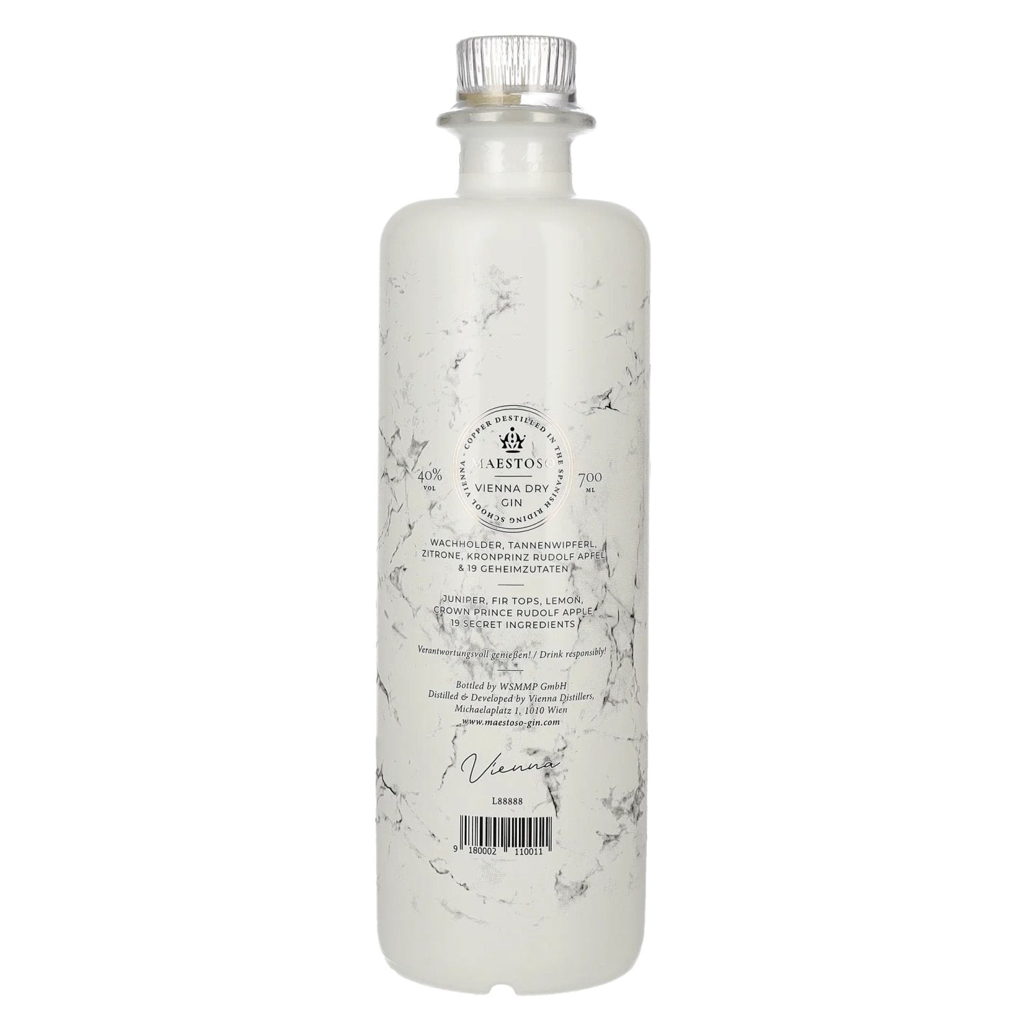 Maestoso Vienna Dry Gin 40% Vol. 0,7l