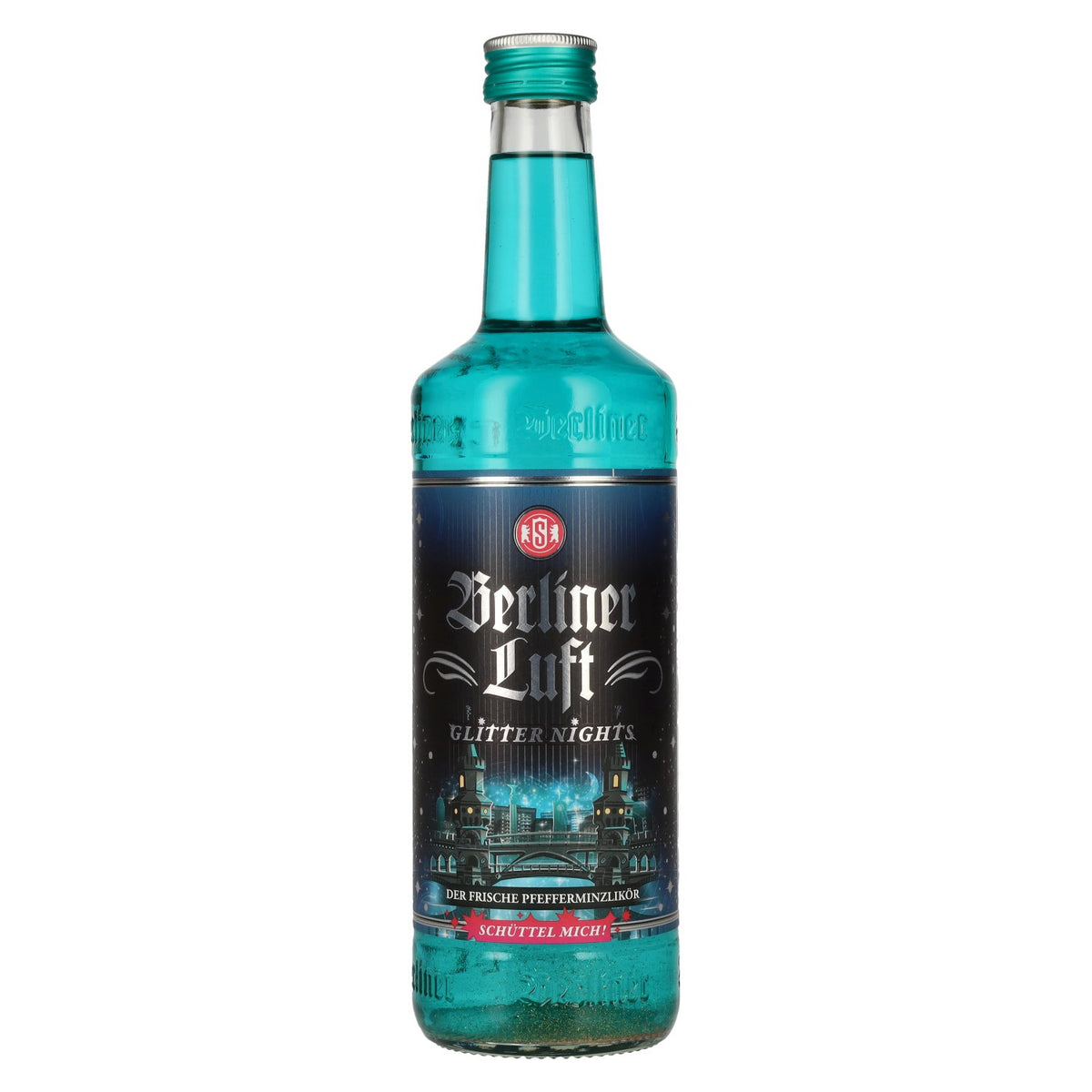 Berliner Luft GLITTER NIGHTS Fresh Peppermint Liqueur 18% ABV 0.7l