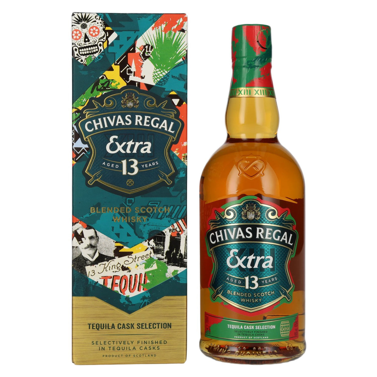 Chivas Regal EXTRA 13 Years Old TEQUILA CASK Finish 40% vol. 0.7 l in a gift box