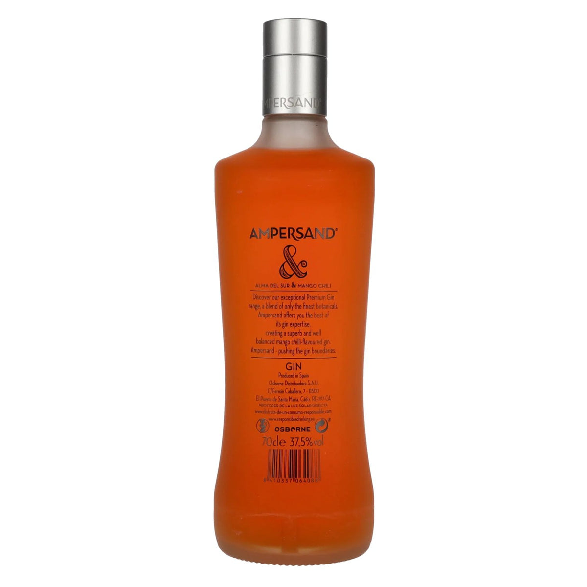 Ampersand MANGO CHILI FLAVOUR Premium Gin 37.5% ABV 0.7l