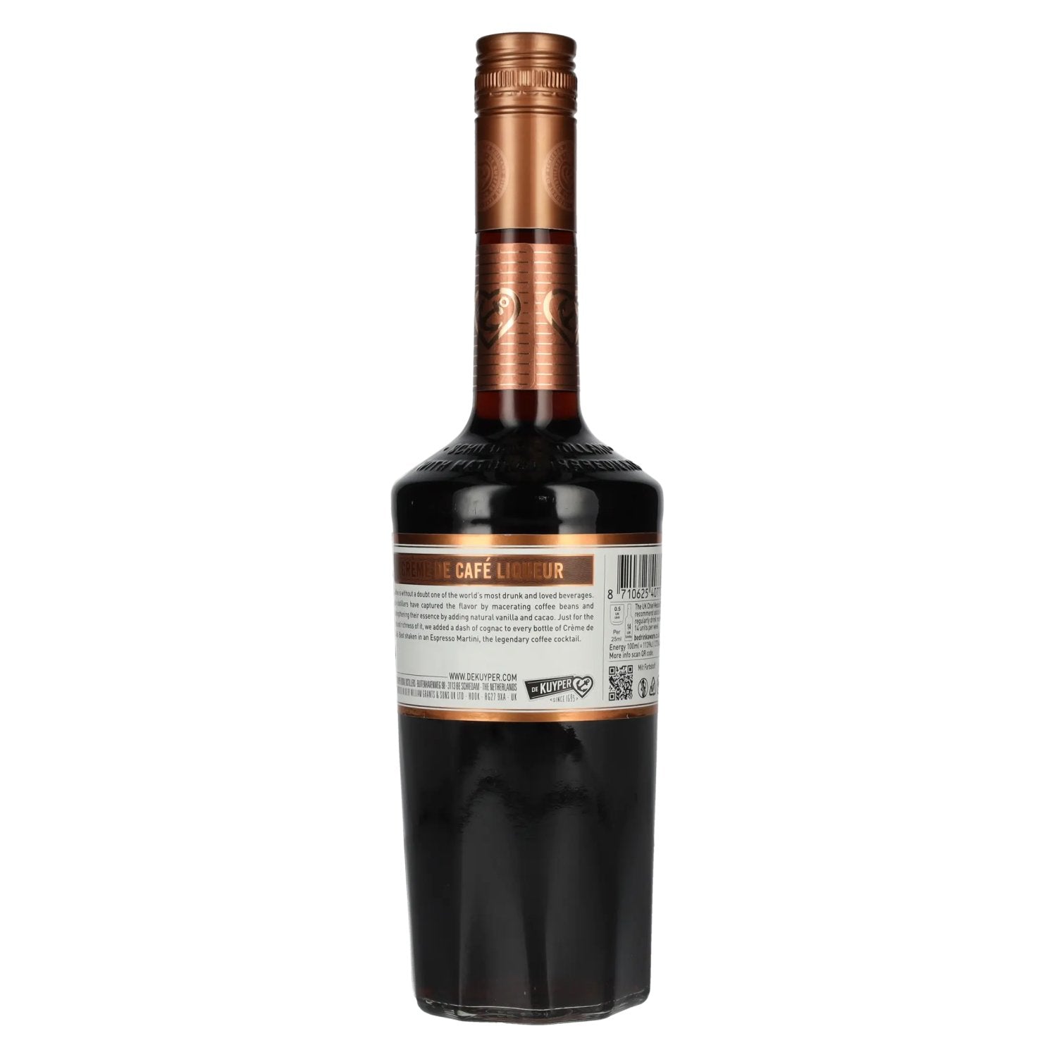 De Kuyper CRÈME DE CAFÉ Liqueur 20% ABV 0.7l