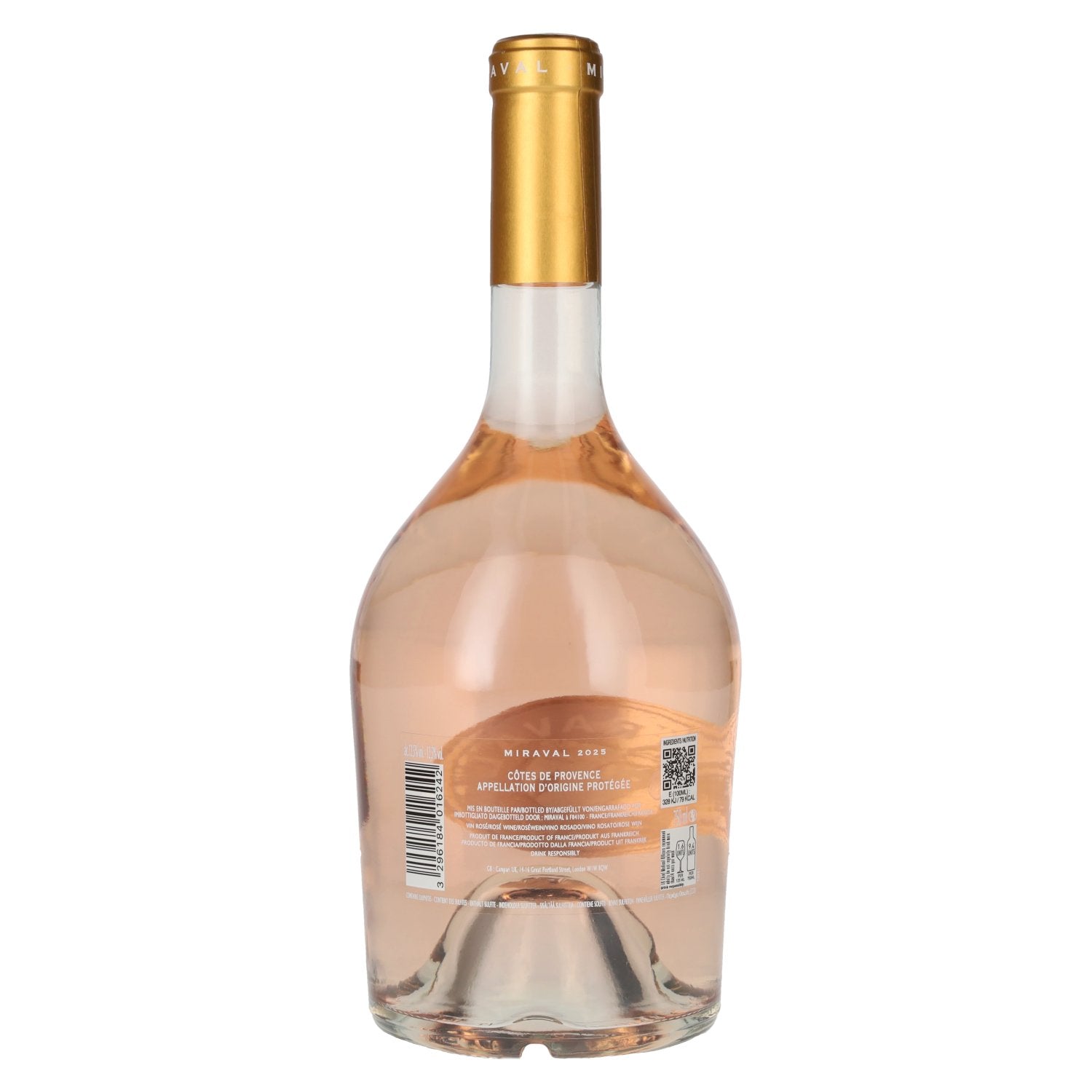 Miraval Côtes de Provence Rosé 2025 12.5% ABV 0.75l