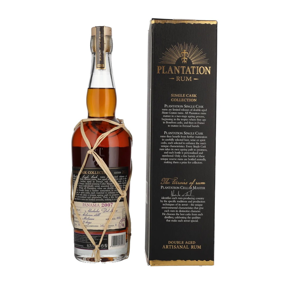 Plantation Rum PANAMA 2007 Syrah Cask Maturation Edition 2021 46.2% Vol. 0.7L in gift box