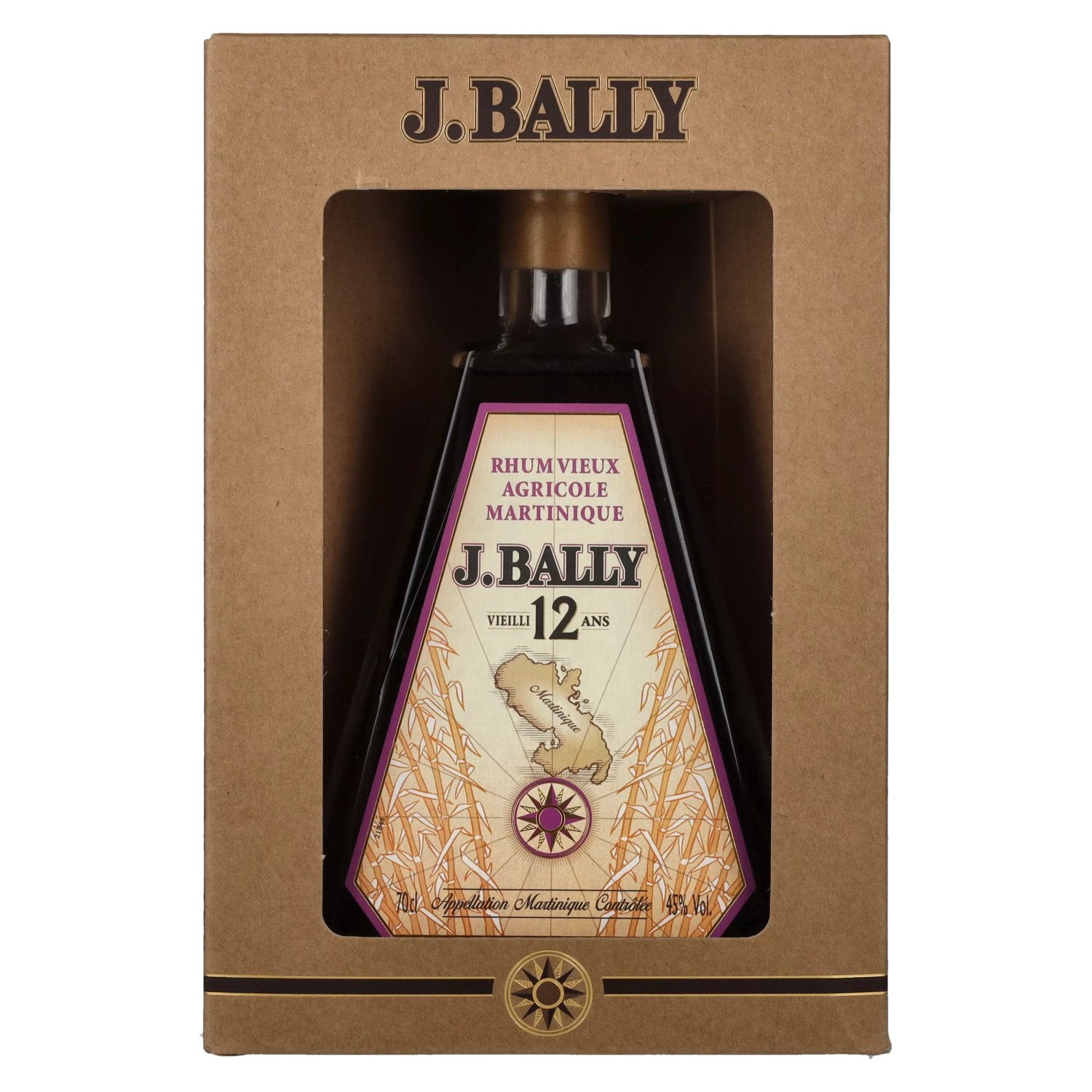 J. Bally Rhum Vieux Agricole Martinique 12 Ans D'Âge 45% Vol. 0,7l in Geschenkbox