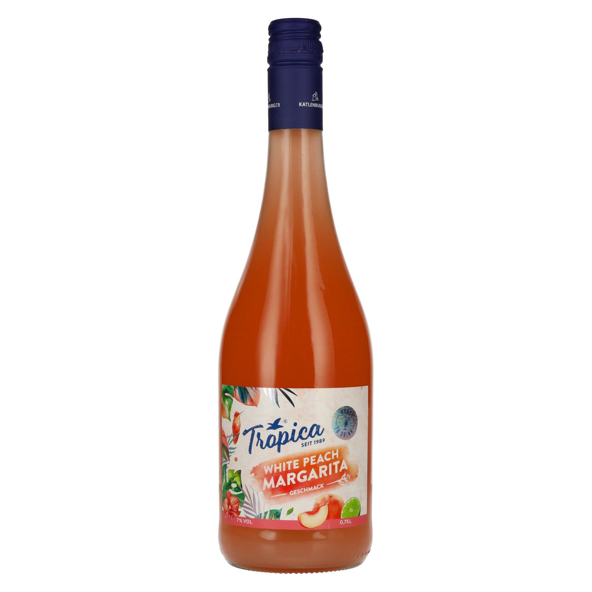 Katlenburger Tropica Cocktail White Peach Margarita 7% ABV 0.75 l