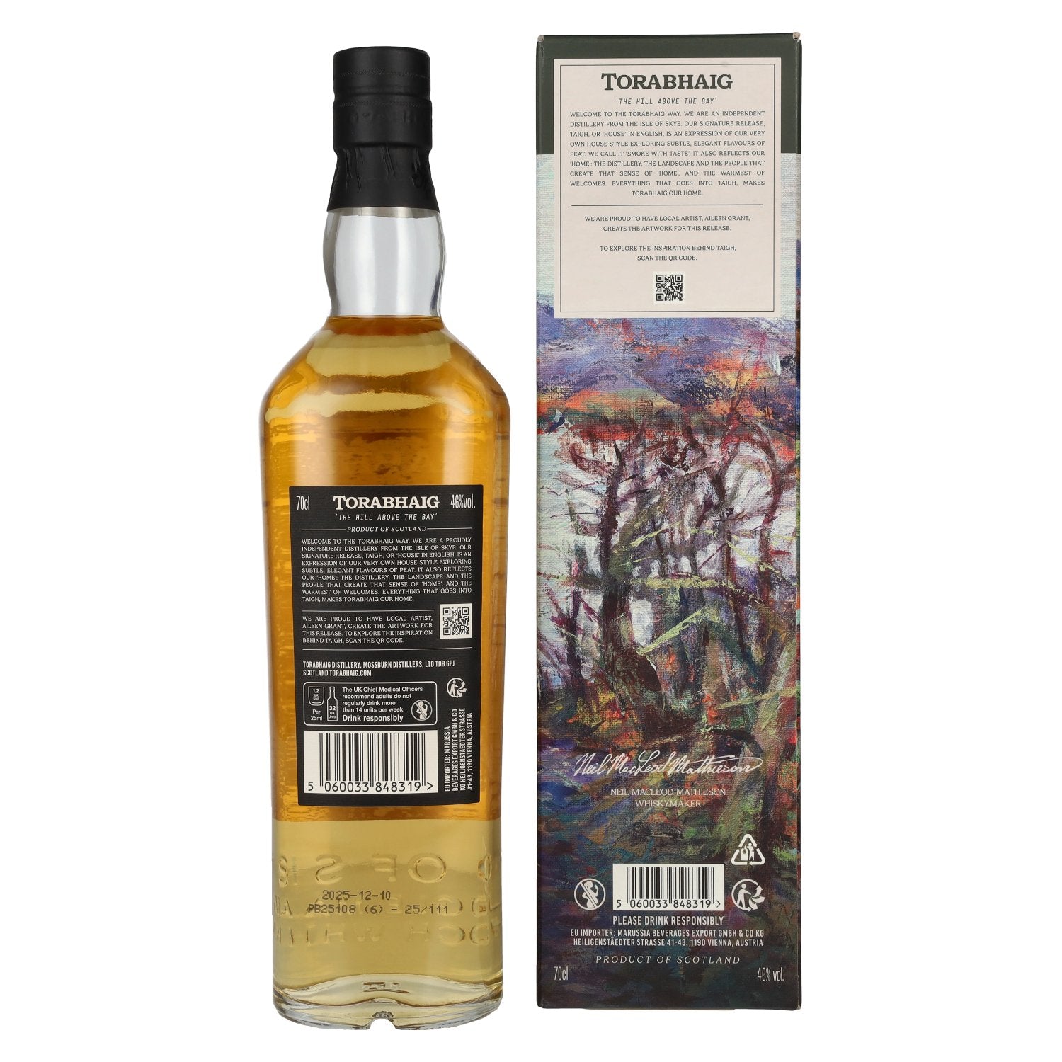 Torabhaig TAIGH House Style Stoidhle Taighe Single Malt 46% Vol. 0.7l in gift box