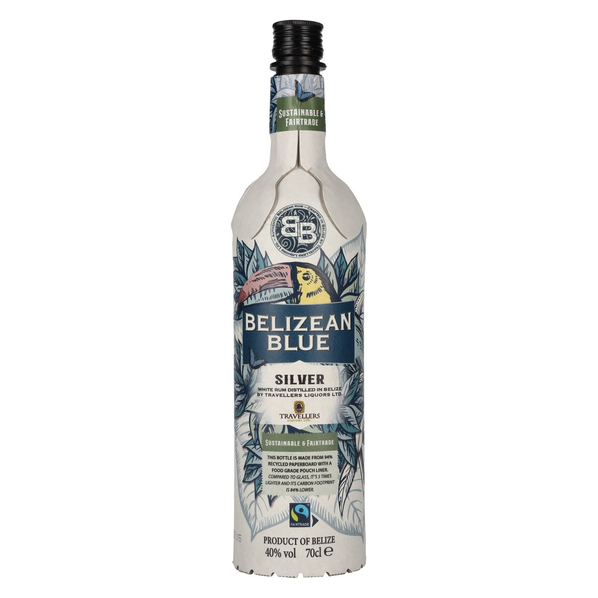 Belizean Blue SILVER Rum 40% Vol. 0,7l