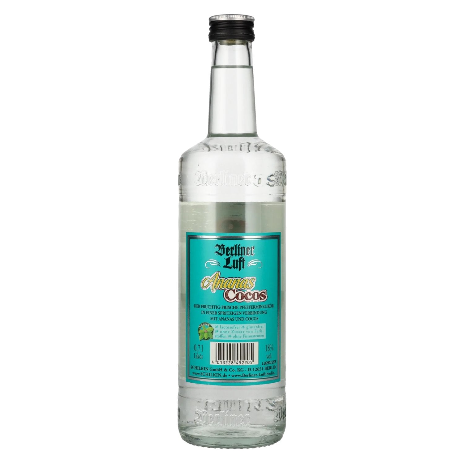 Berliner Luft PINEAPPLE COCONUT The Fresh Peppermint Liqueur 18% Vol. 0.7l