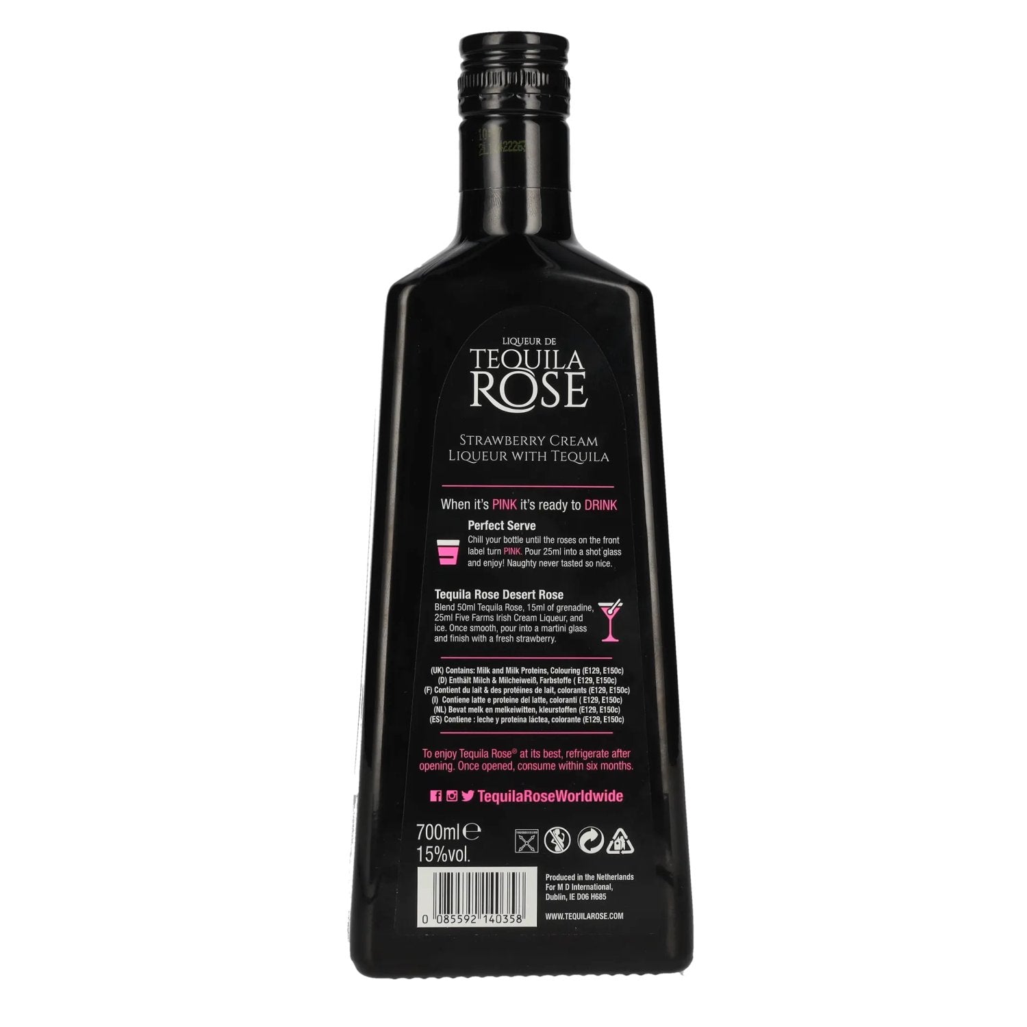 Tequila Rose Strawberry Cream Liqueur 15% Vol. 0.7l