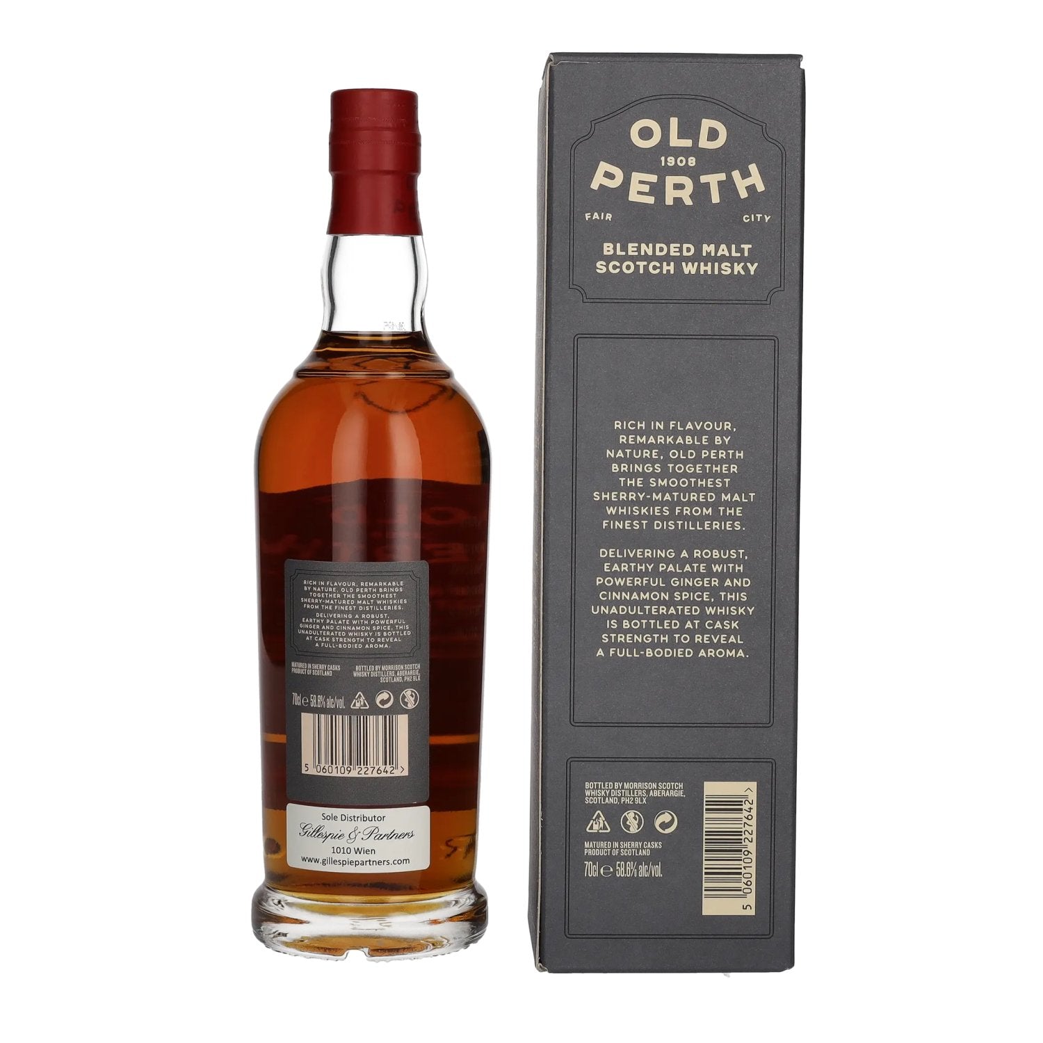 Old Perth Cask Strength Blended Malt Scotch Whisky Sherry Casks 58,6% Vol. 0,7l in Geschenkbox