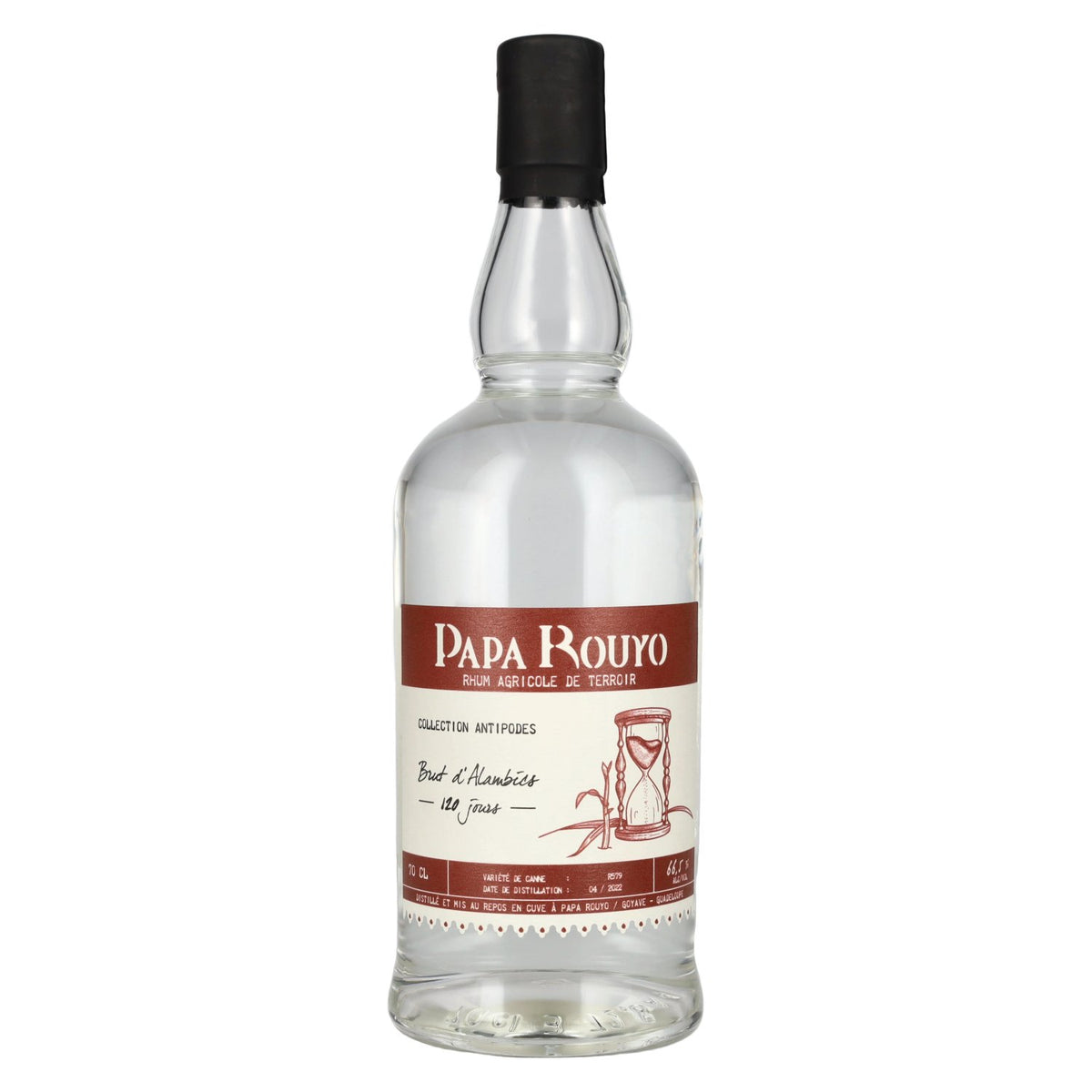 Papa Rouyo Brut d'Alambic Antipodes Rhum Agricole 66.5% vol. 0.7 l