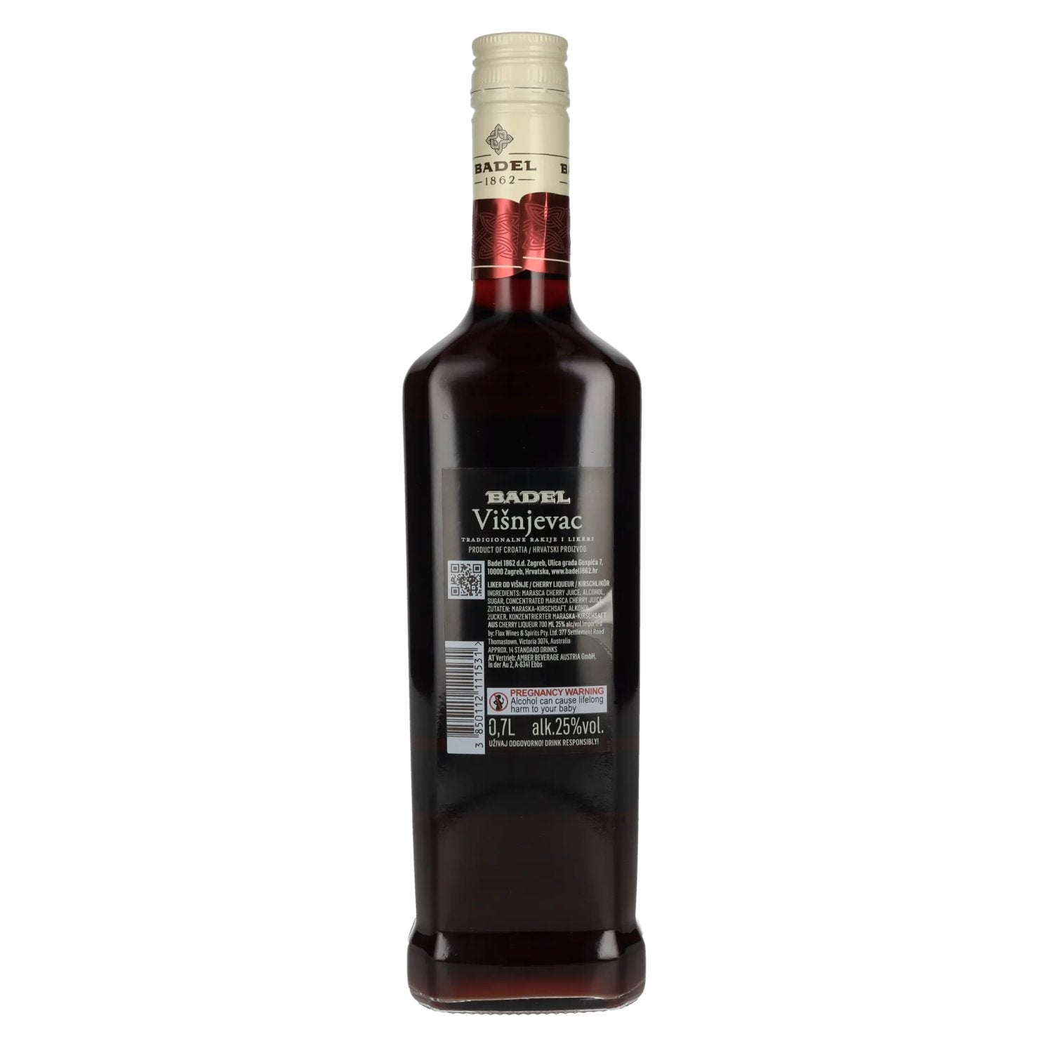 Badel Višnjevac Cherry Liqueur 25% Vol. 0.7l