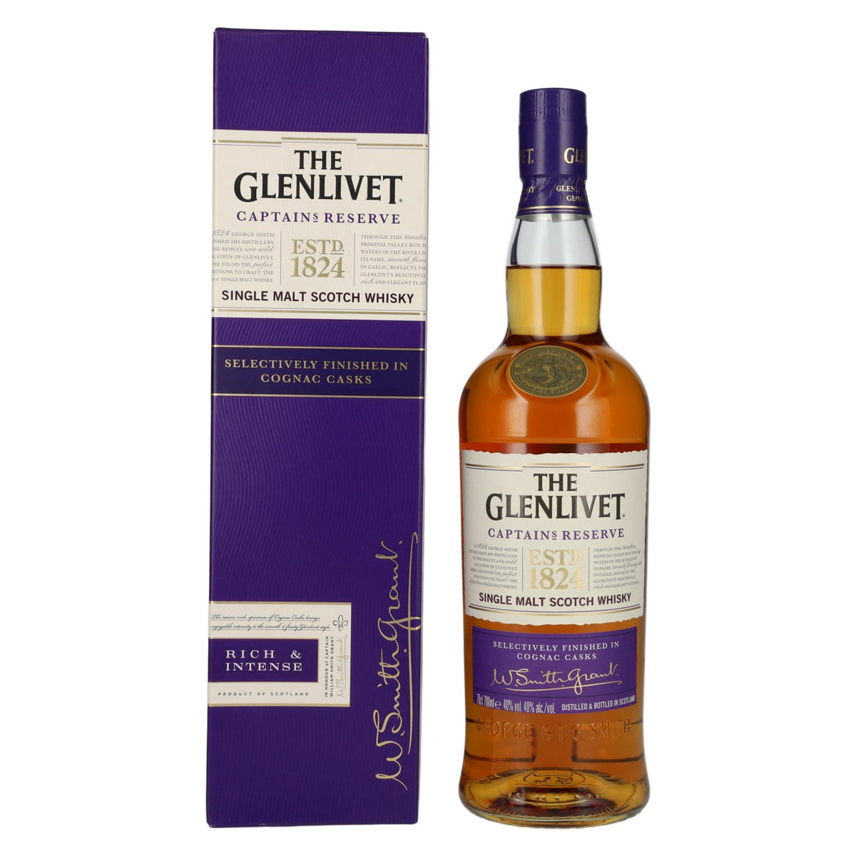 The Glenlivet CAPTAINS RESERVE Single Malt Scotch Whisky 40% Vol. 0,7l in Geschenkbox