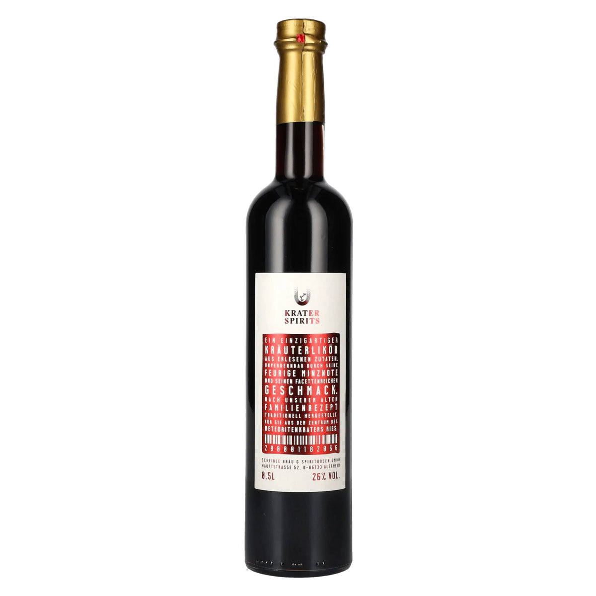 Kraterfeuer Herbal Liqueur 26% ABV 0.5l